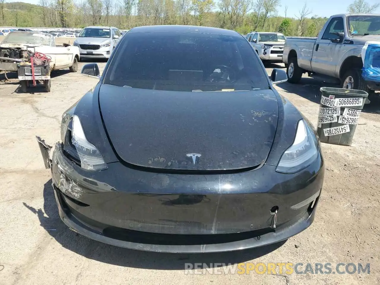5 Photograph of a damaged car 5YJ3E1EA8KF304347 TESLA MODEL 3 2019