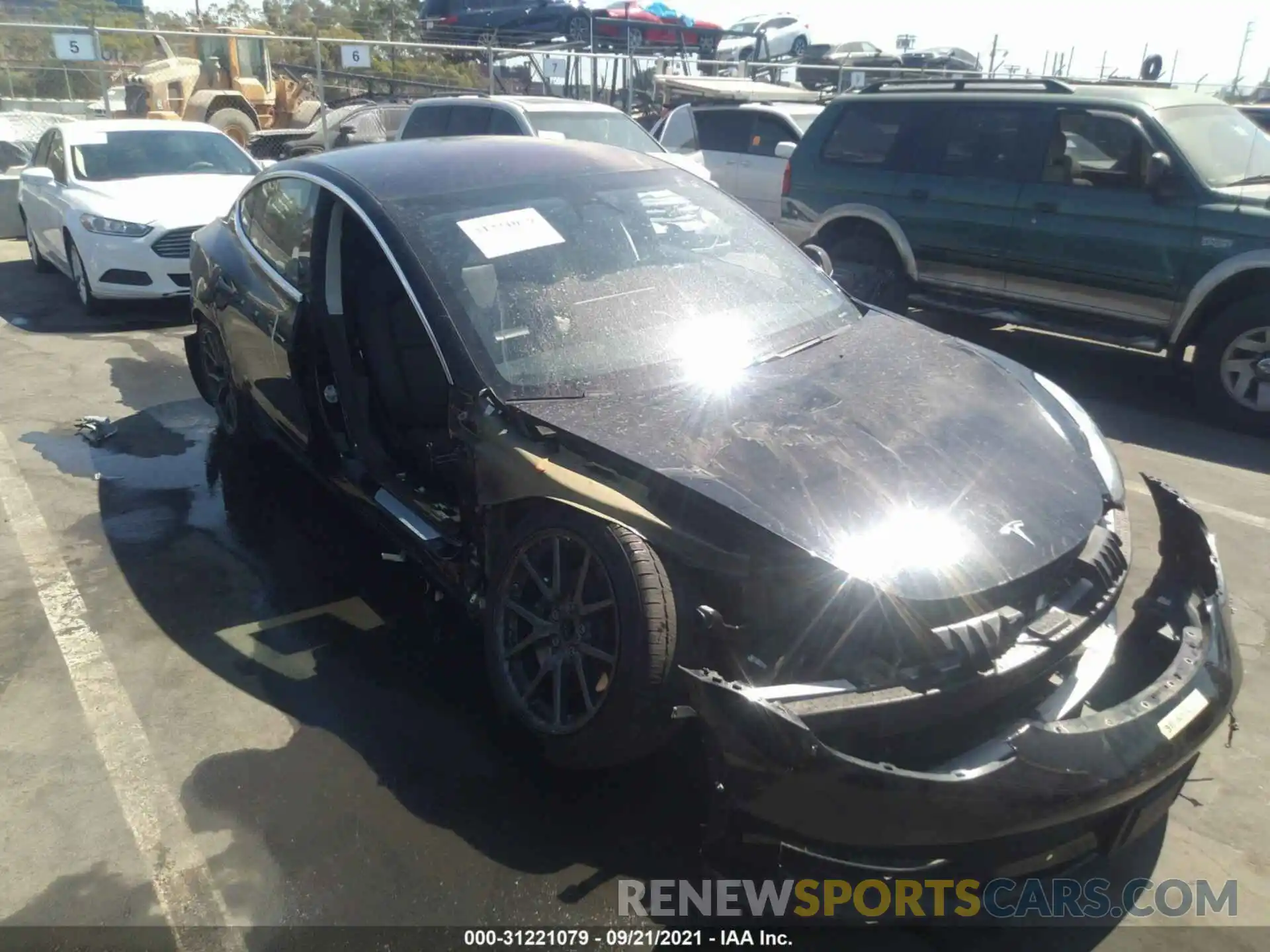 6 Photograph of a damaged car 5YJ3E1EA8KF305028 TESLA MODEL 3 2019