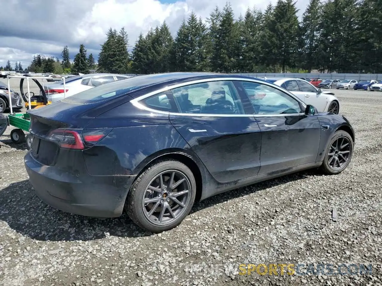 3 Photograph of a damaged car 5YJ3E1EA8KF305594 TESLA MODEL 3 2019