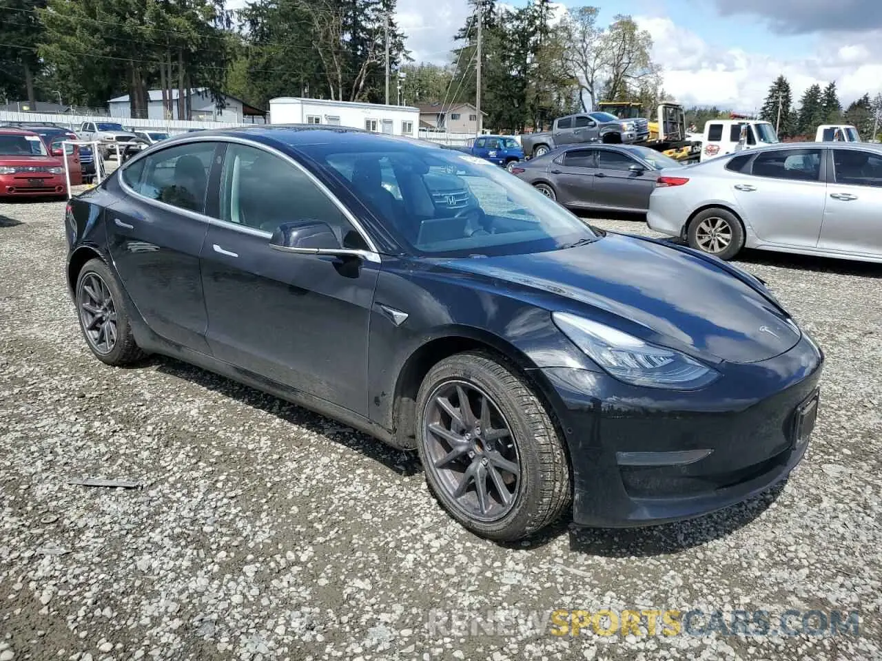 4 Photograph of a damaged car 5YJ3E1EA8KF305594 TESLA MODEL 3 2019