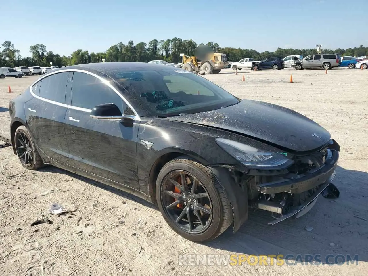 4 Photograph of a damaged car 5YJ3E1EA8KF306020 TESLA MODEL 3 2019
