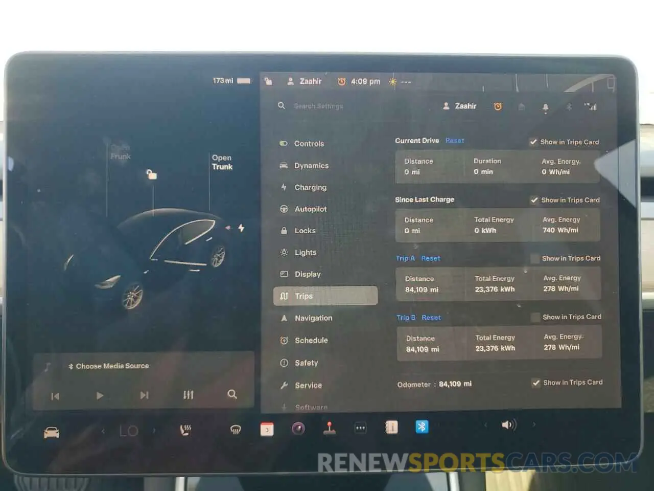 9 Photograph of a damaged car 5YJ3E1EA8KF306020 TESLA MODEL 3 2019