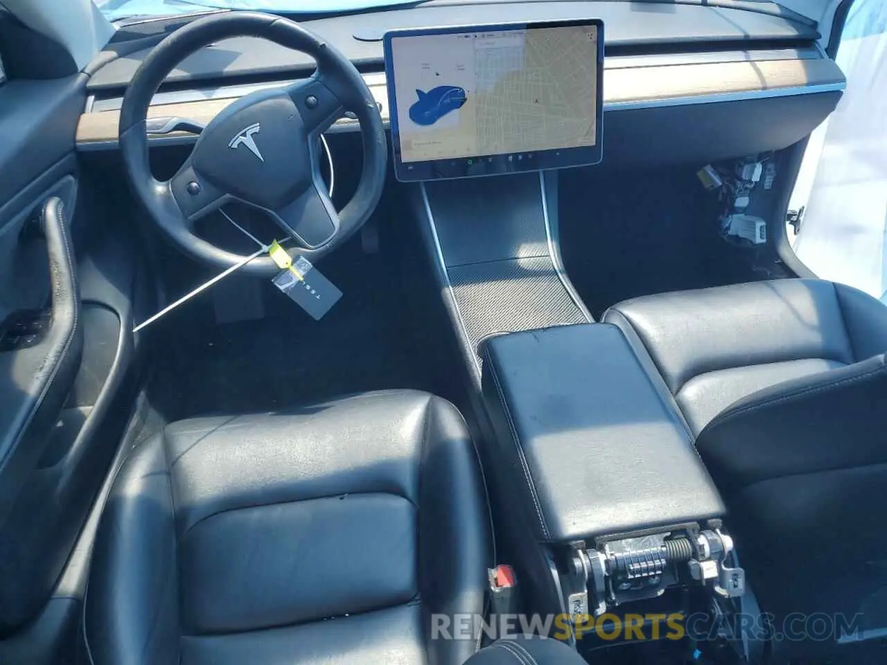 8 Photograph of a damaged car 5YJ3E1EA8KF306096 TESLA MODEL 3 2019