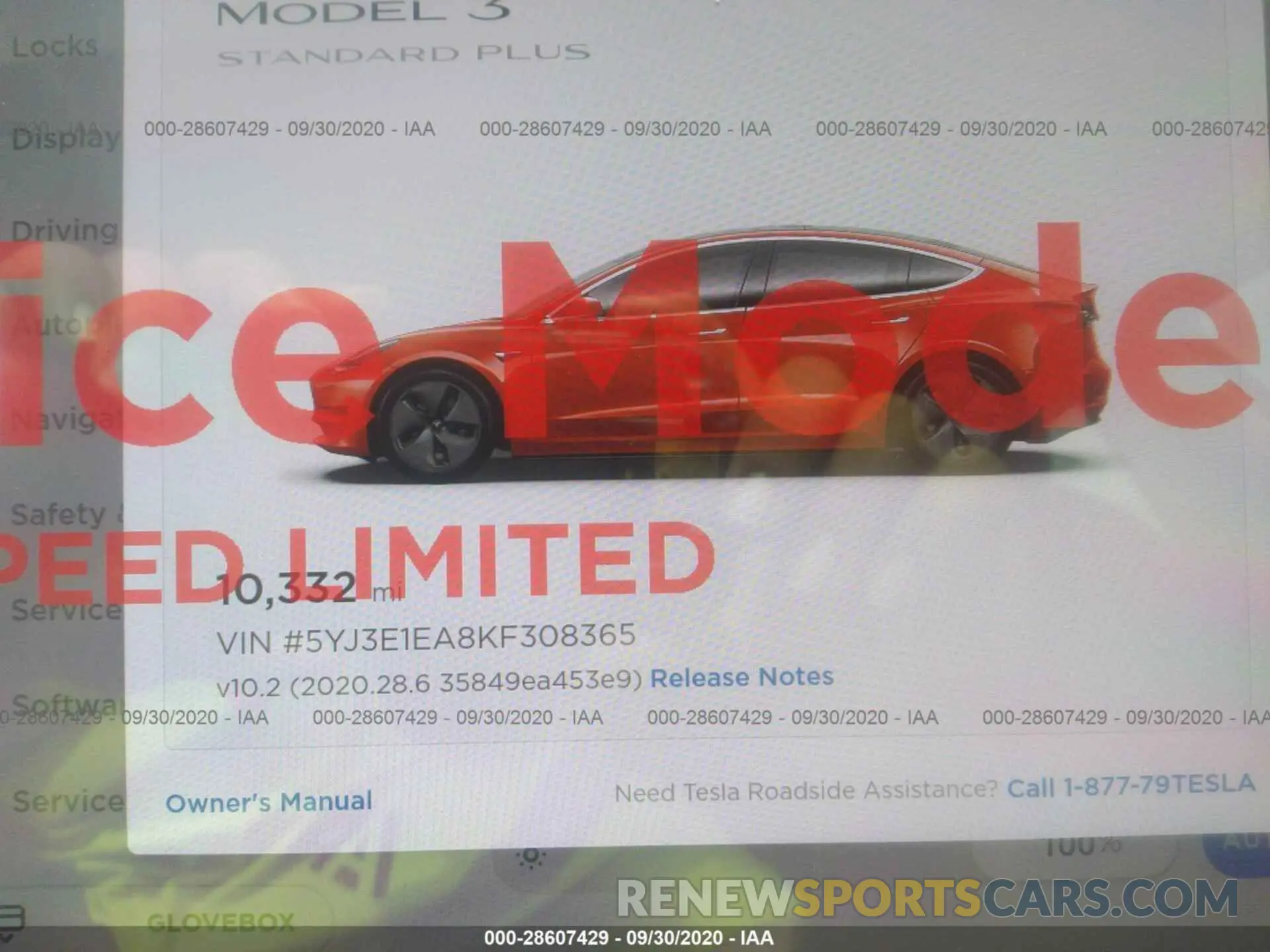 7 Photograph of a damaged car 5YJ3E1EA8KF308365 TESLA MODEL 3 2019
