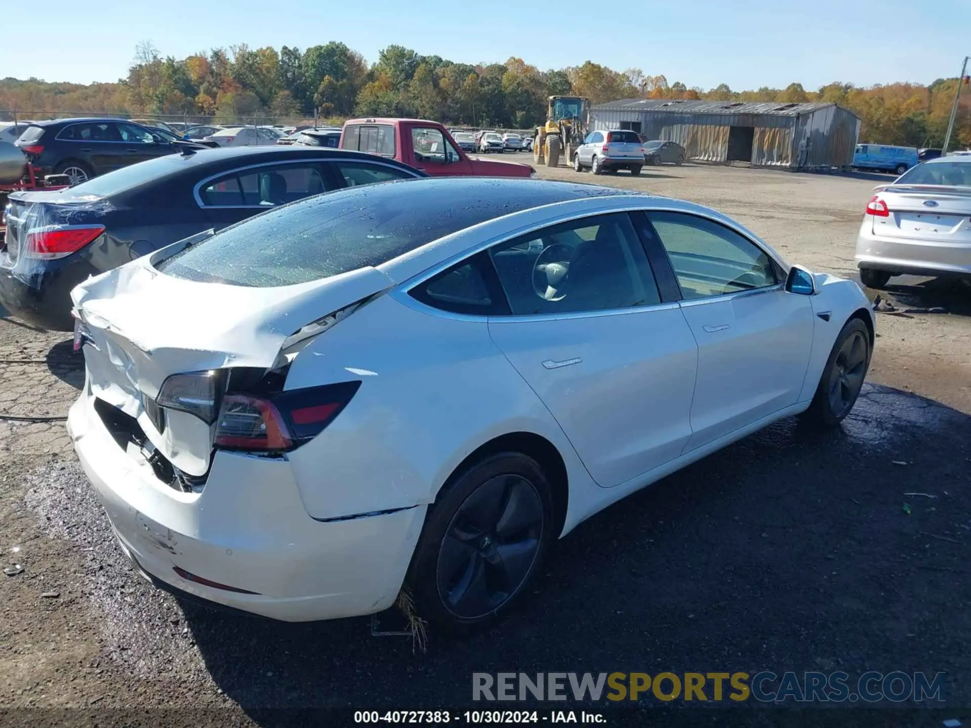 4 Photograph of a damaged car 5YJ3E1EA8KF309743 TESLA MODEL 3 2019