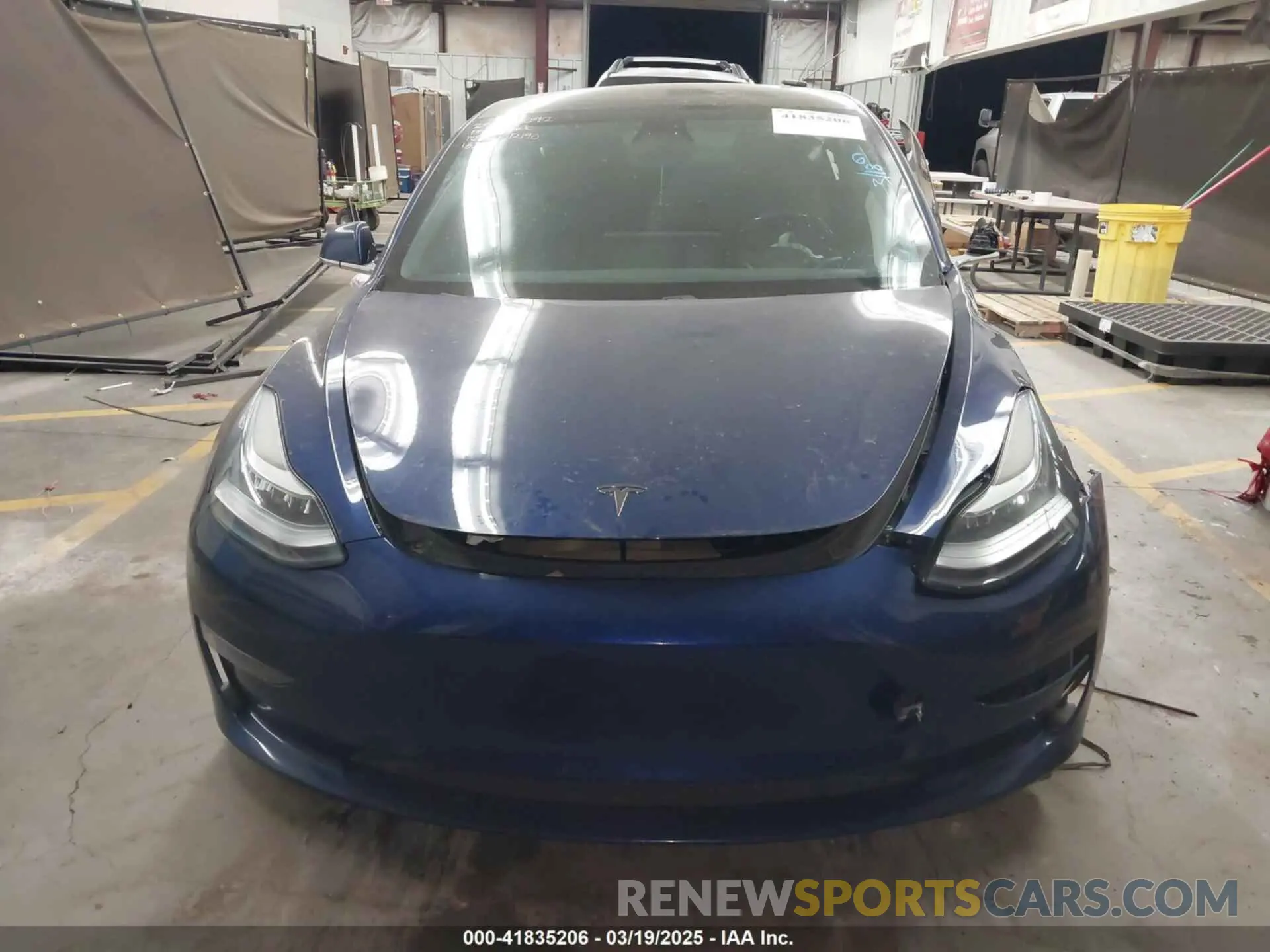 12 Photograph of a damaged car 5YJ3E1EA8KF311623 TESLA MODEL 3 2019