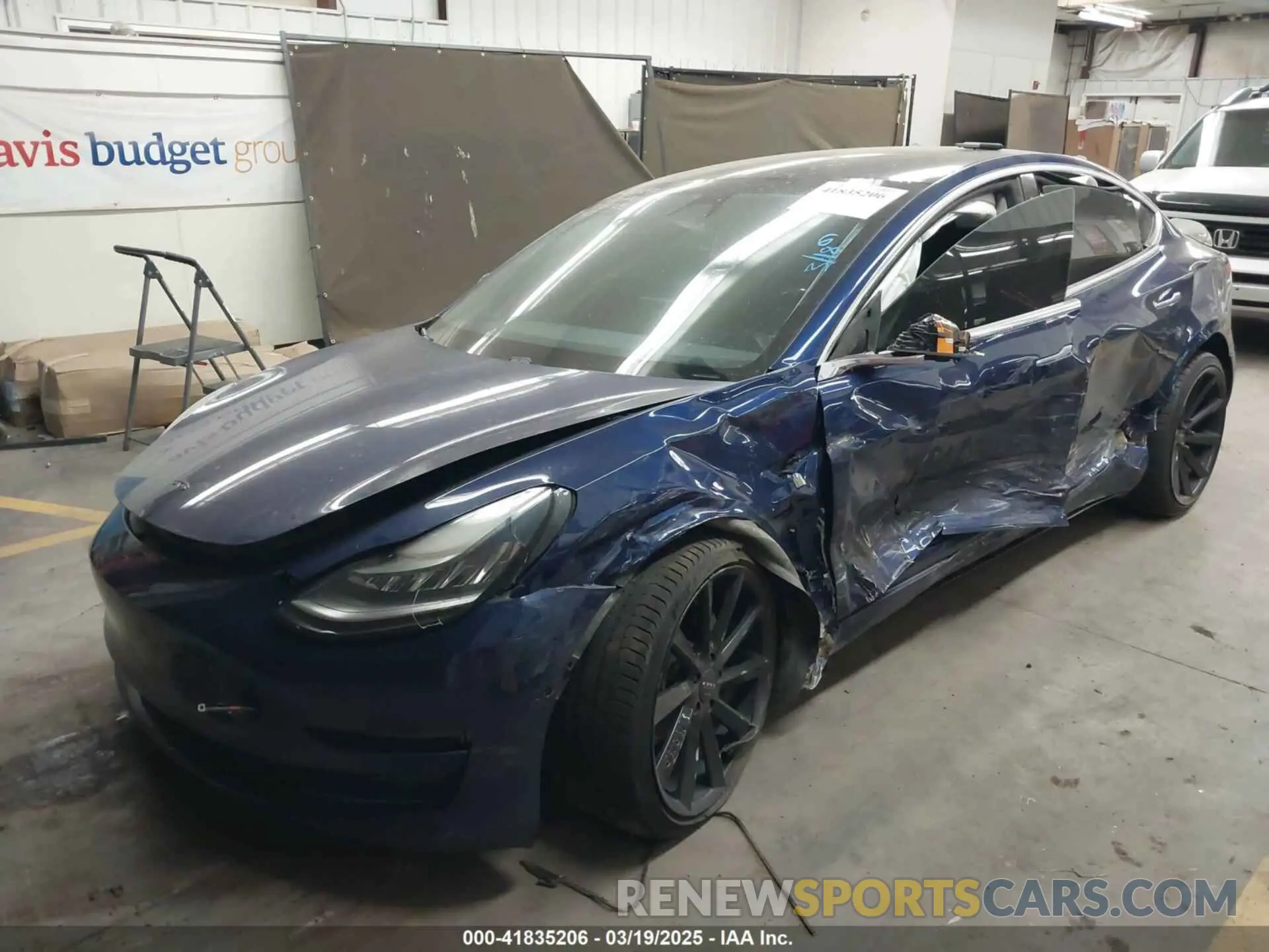 2 Photograph of a damaged car 5YJ3E1EA8KF311623 TESLA MODEL 3 2019