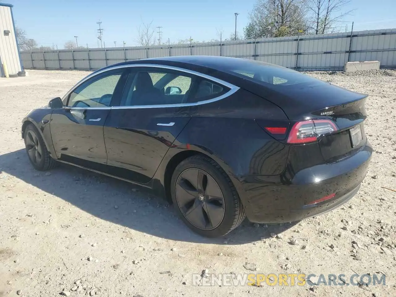 2 Photograph of a damaged car 5YJ3E1EA8KF313291 TESLA MODEL 3 2019