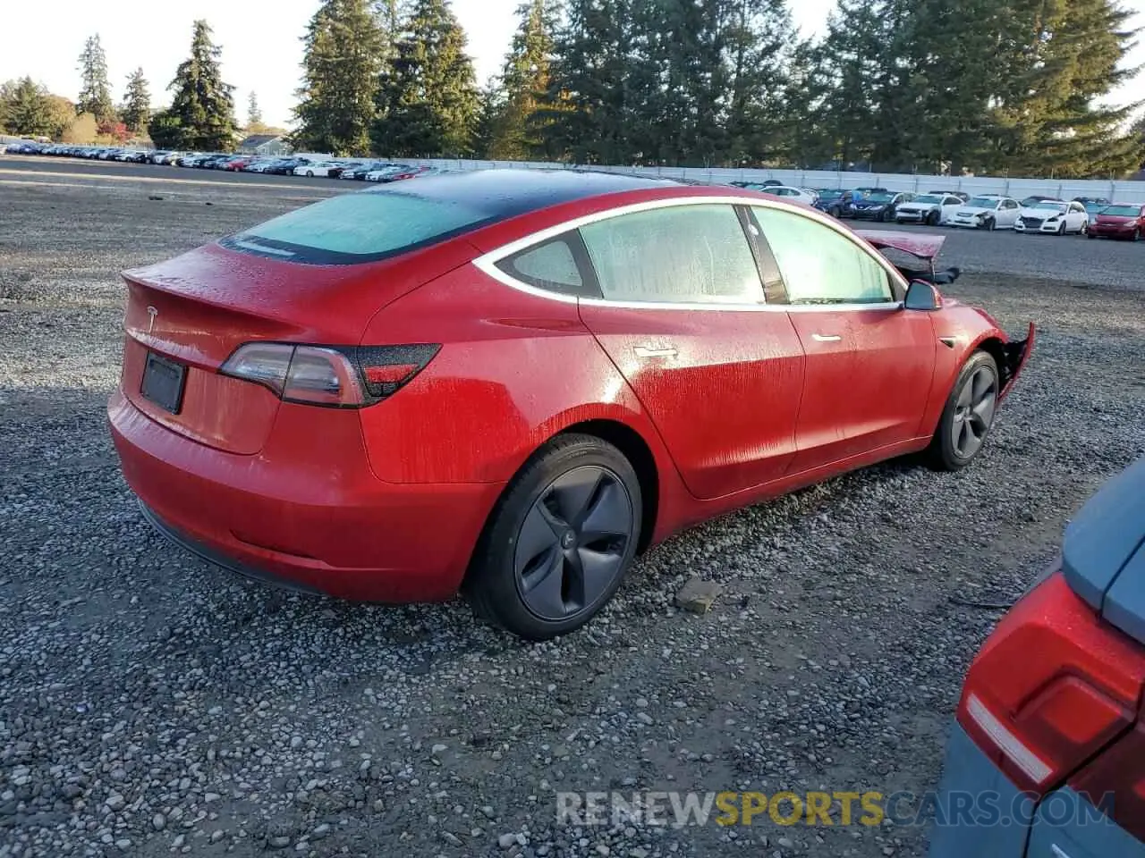 3 Photograph of a damaged car 5YJ3E1EA8KF313775 TESLA MODEL 3 2019