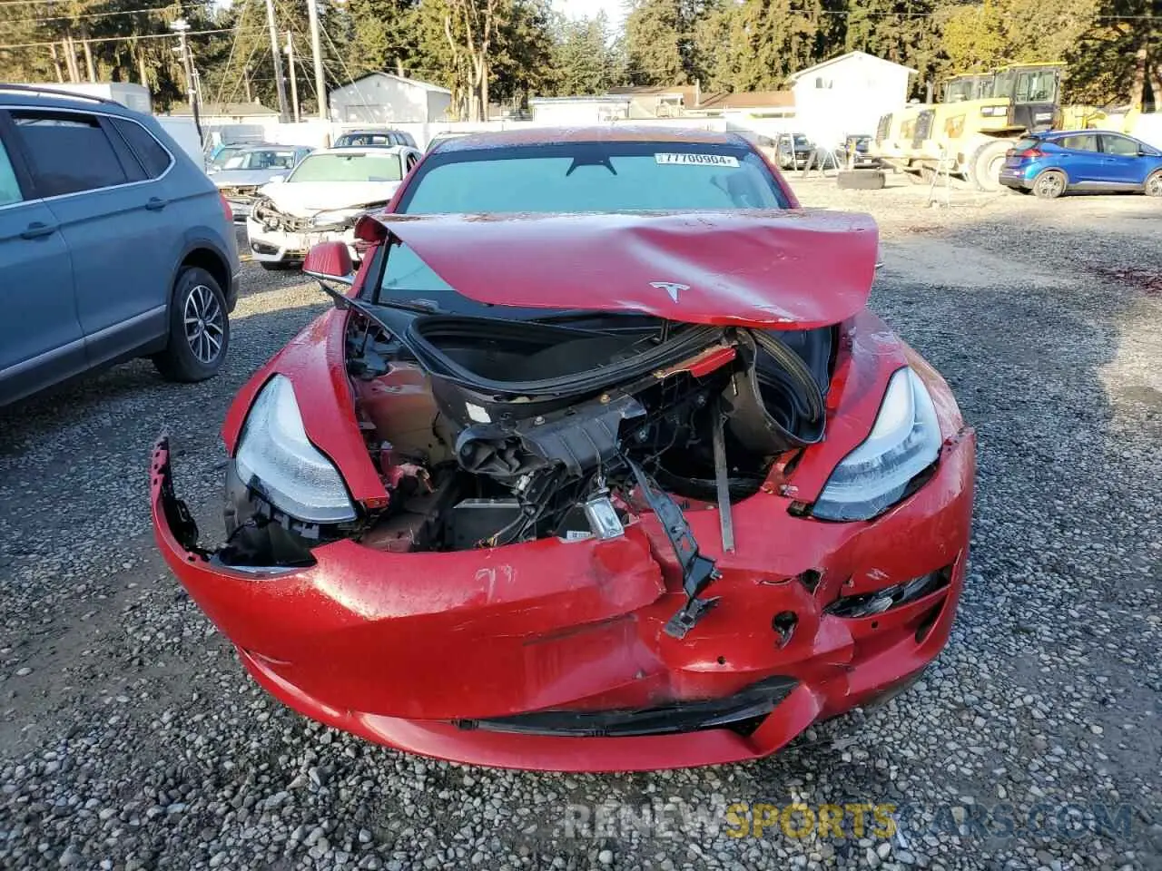 5 Photograph of a damaged car 5YJ3E1EA8KF313775 TESLA MODEL 3 2019