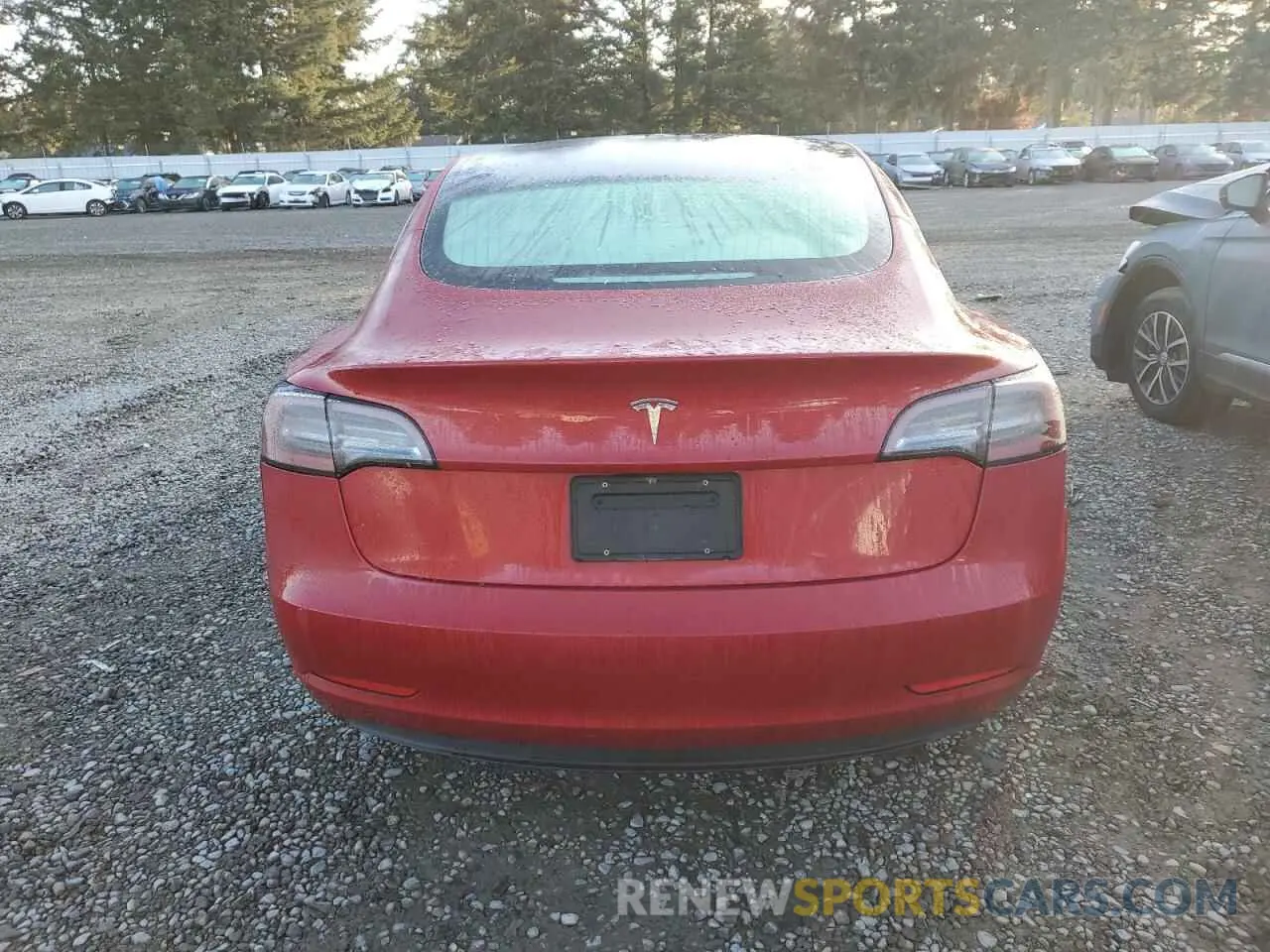 6 Photograph of a damaged car 5YJ3E1EA8KF313775 TESLA MODEL 3 2019