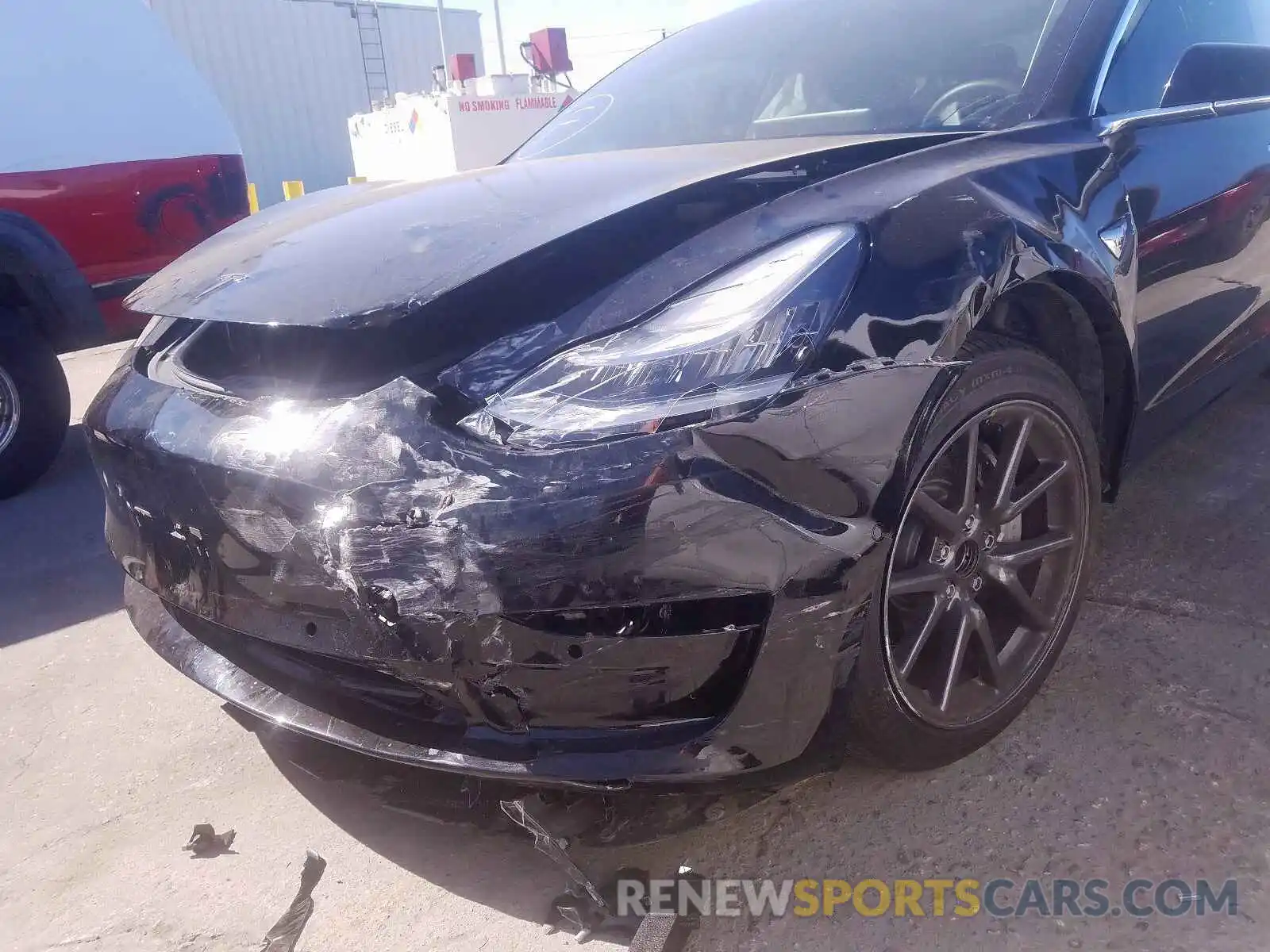 9 Photograph of a damaged car 5YJ3E1EA8KF316708 TESLA MODEL 3 2019