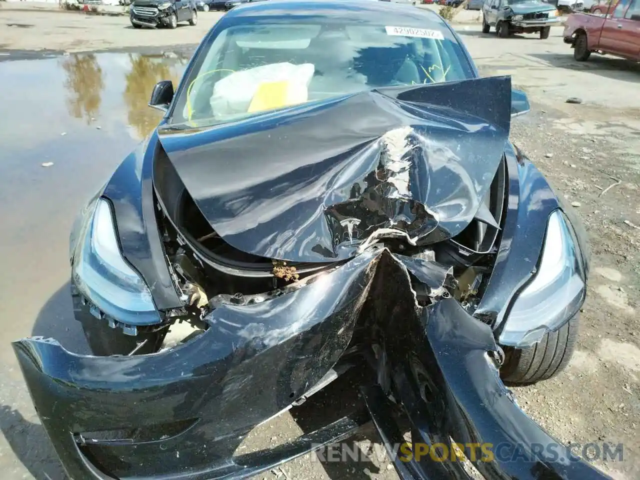 7 Photograph of a damaged car 5YJ3E1EA8KF324596 TESLA MODEL 3 2019