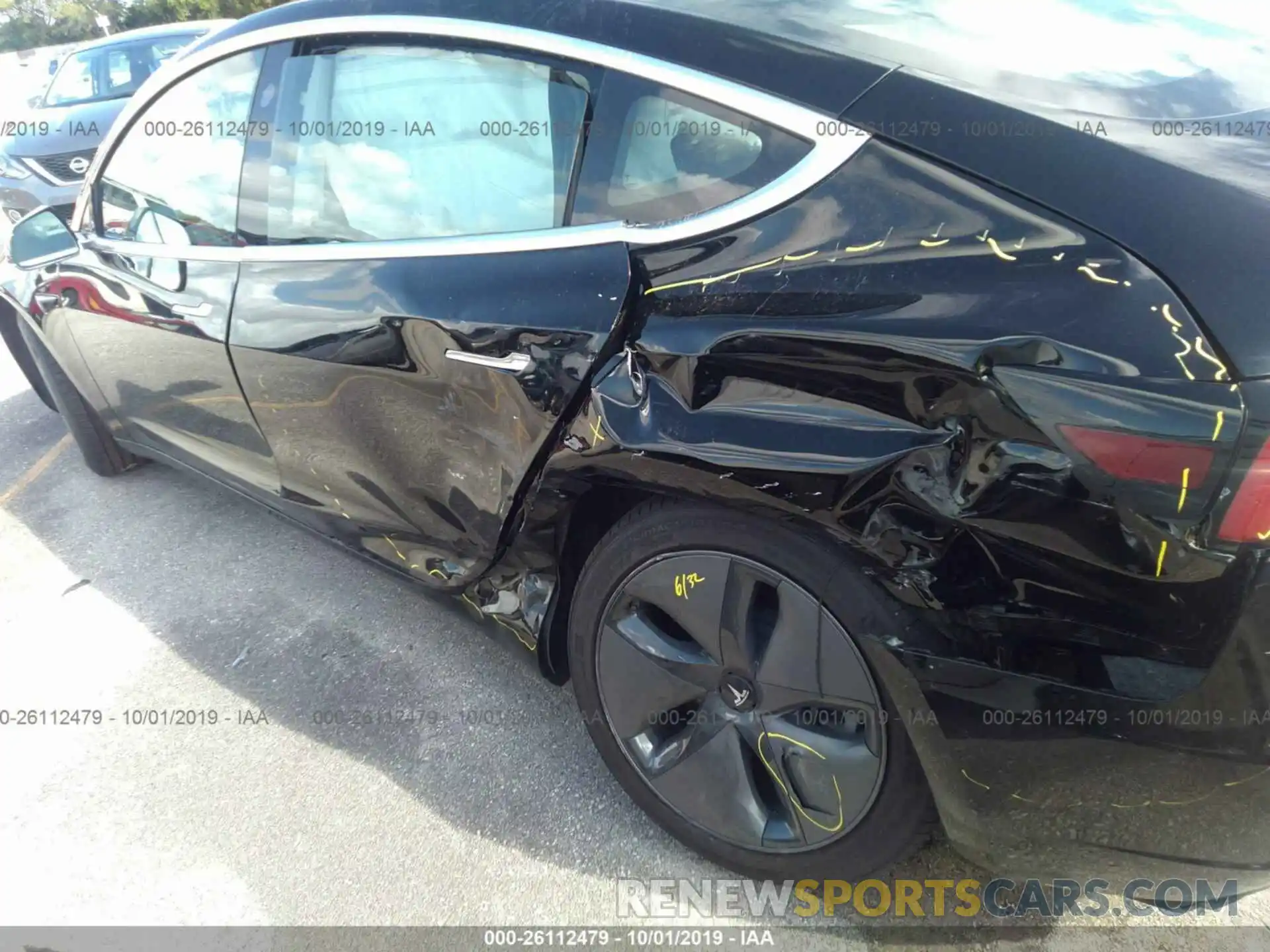 6 Photograph of a damaged car 5YJ3E1EA8KF325621 TESLA MODEL 3 2019