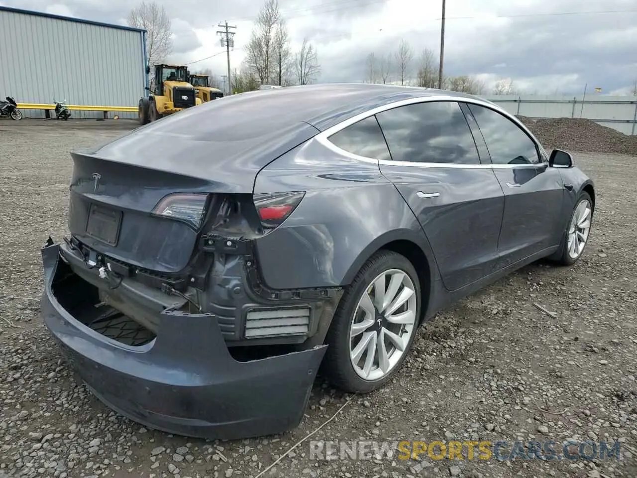 3 Photograph of a damaged car 5YJ3E1EA8KF326767 TESLA MODEL 3 2019