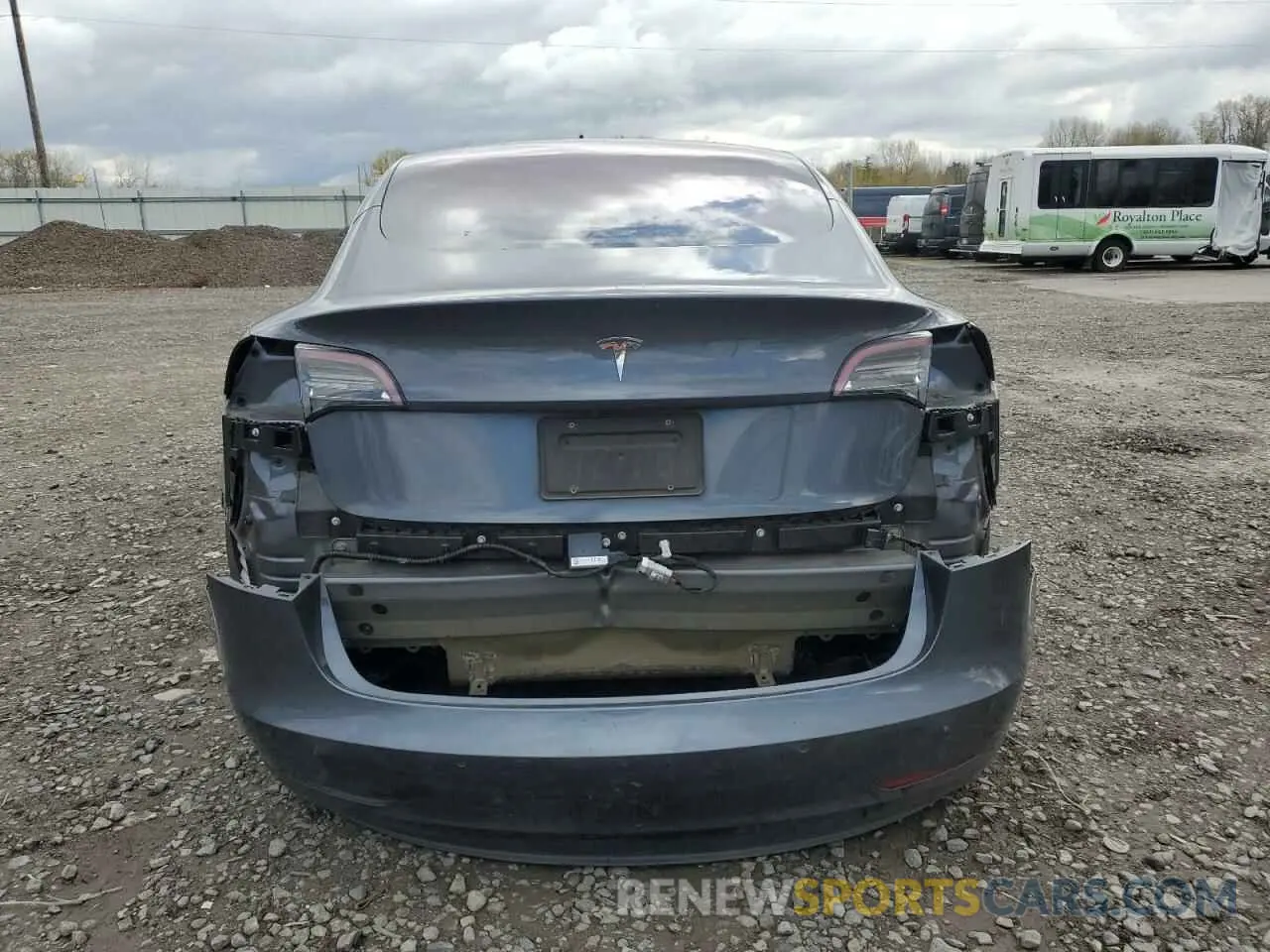 6 Photograph of a damaged car 5YJ3E1EA8KF326767 TESLA MODEL 3 2019