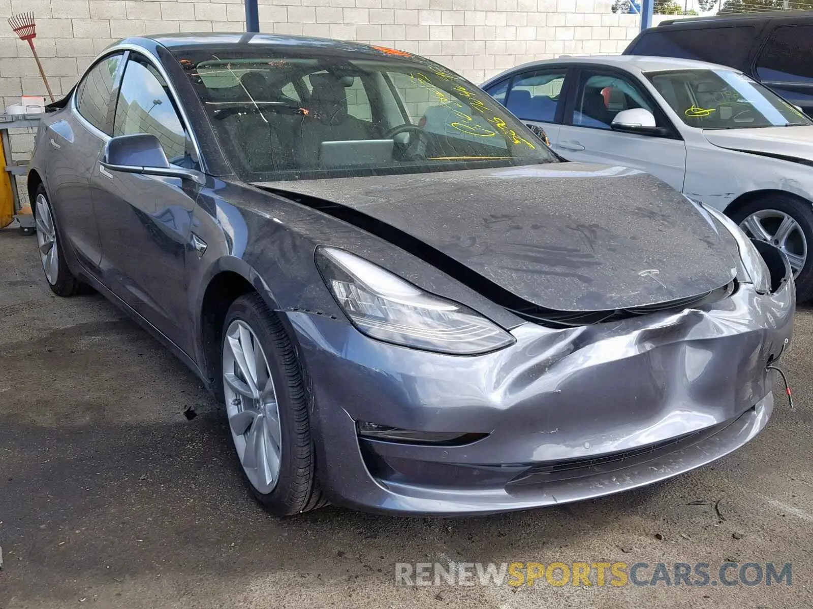 1 Photograph of a damaged car 5YJ3E1EA8KF331791 TESLA MODEL 3 2019