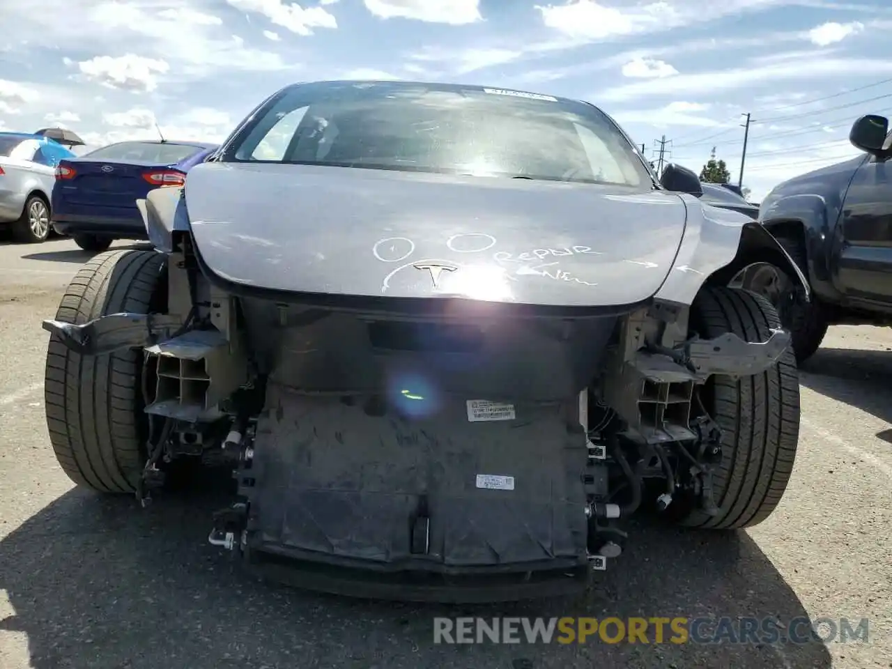 5 Photograph of a damaged car 5YJ3E1EA8KF362412 TESLA MODEL 3 2019