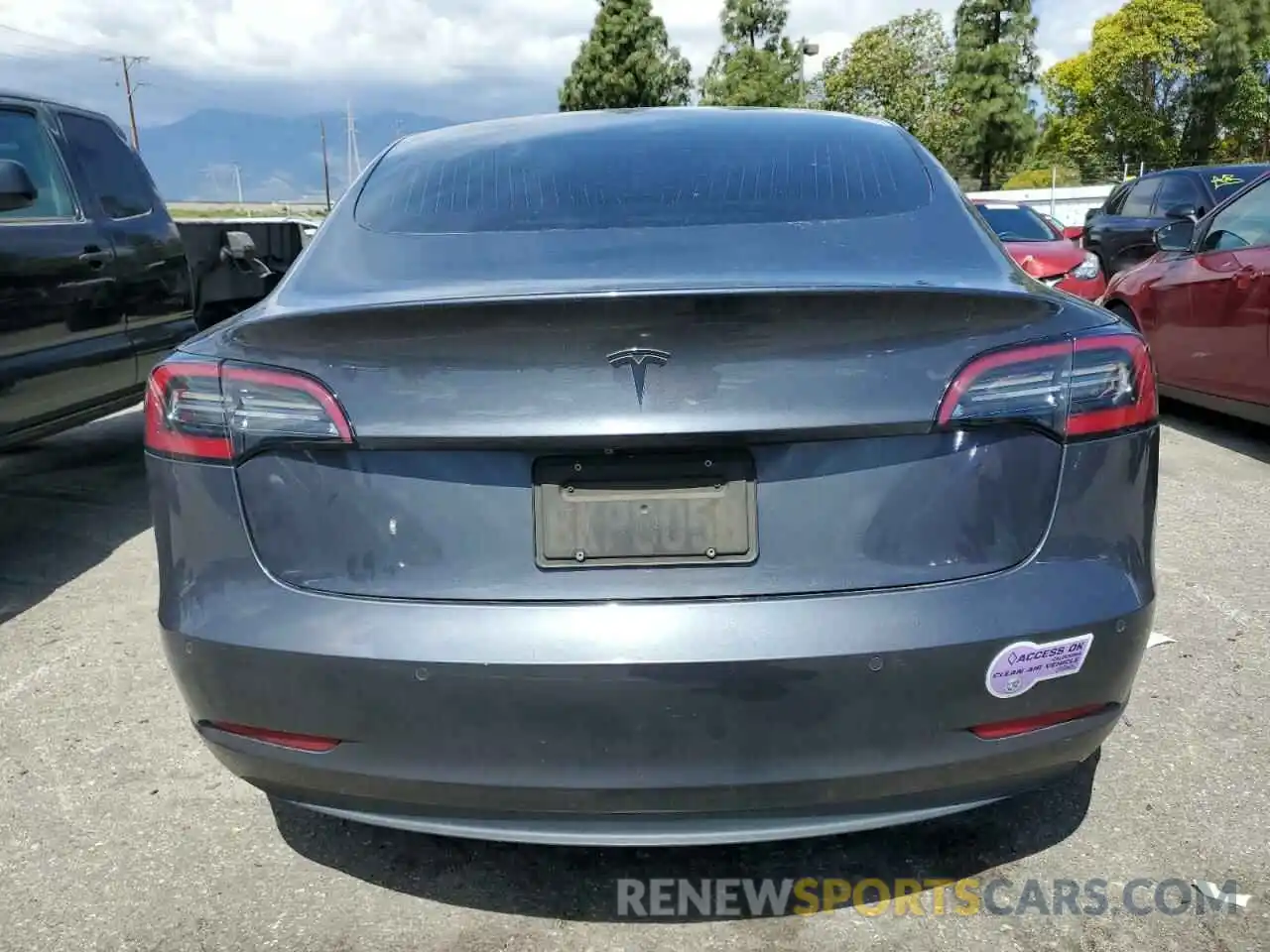 6 Photograph of a damaged car 5YJ3E1EA8KF362412 TESLA MODEL 3 2019