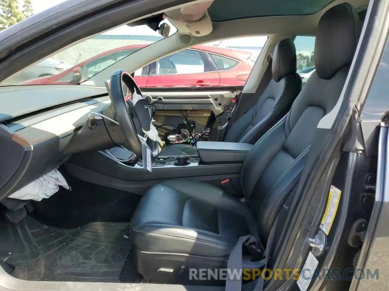 7 Photograph of a damaged car 5YJ3E1EA8KF362412 TESLA MODEL 3 2019