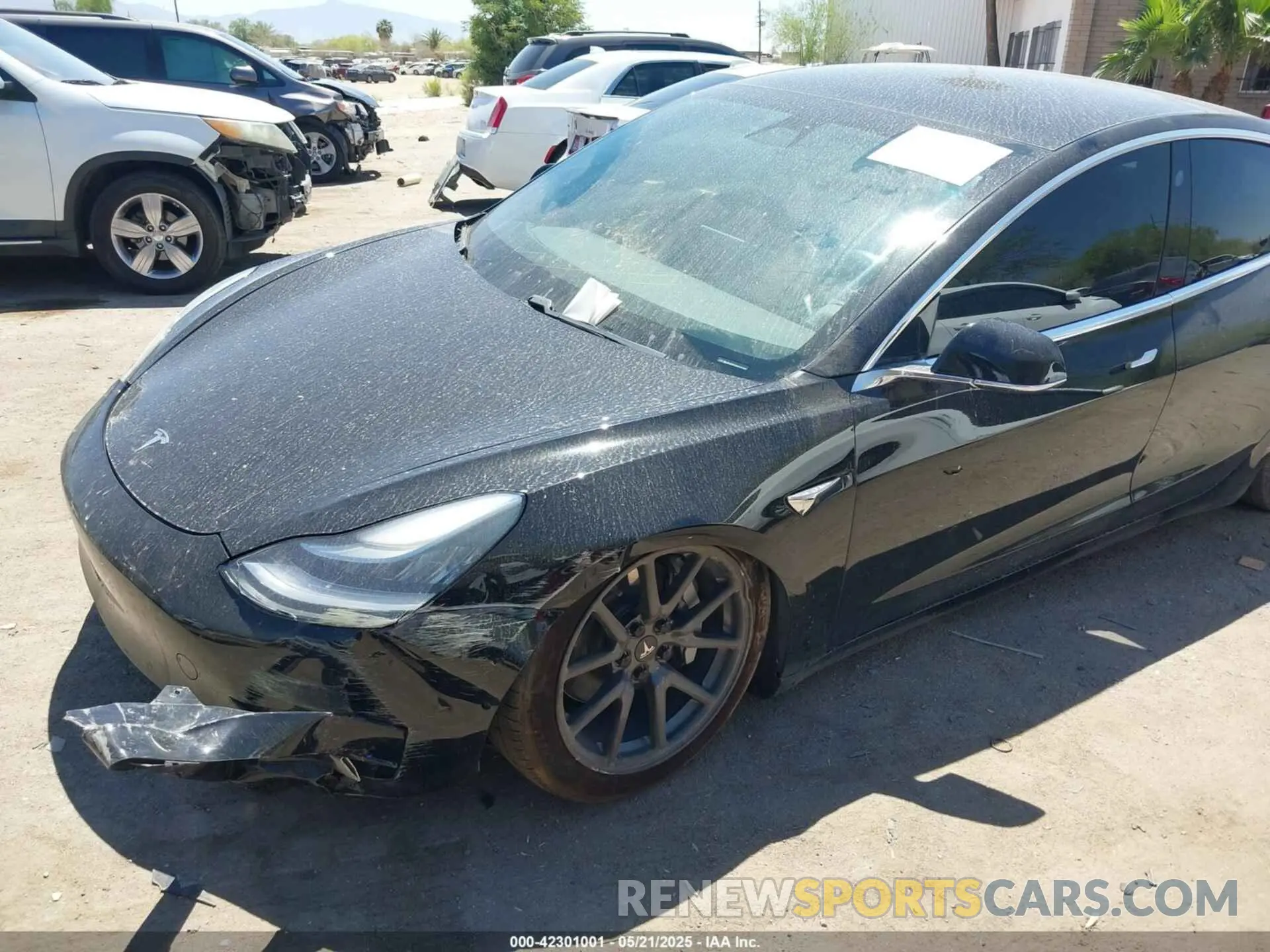 6 Photograph of a damaged car 5YJ3E1EA8KF395829 TESLA MODEL 3 2019