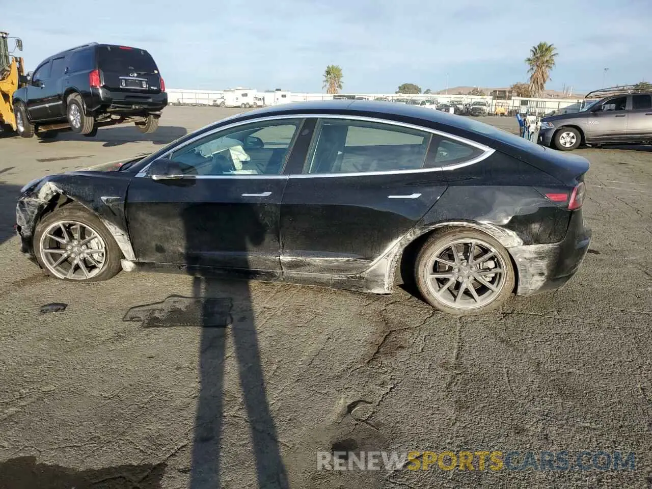 2 Photograph of a damaged car 5YJ3E1EA8KF398889 TESLA MODEL 3 2019