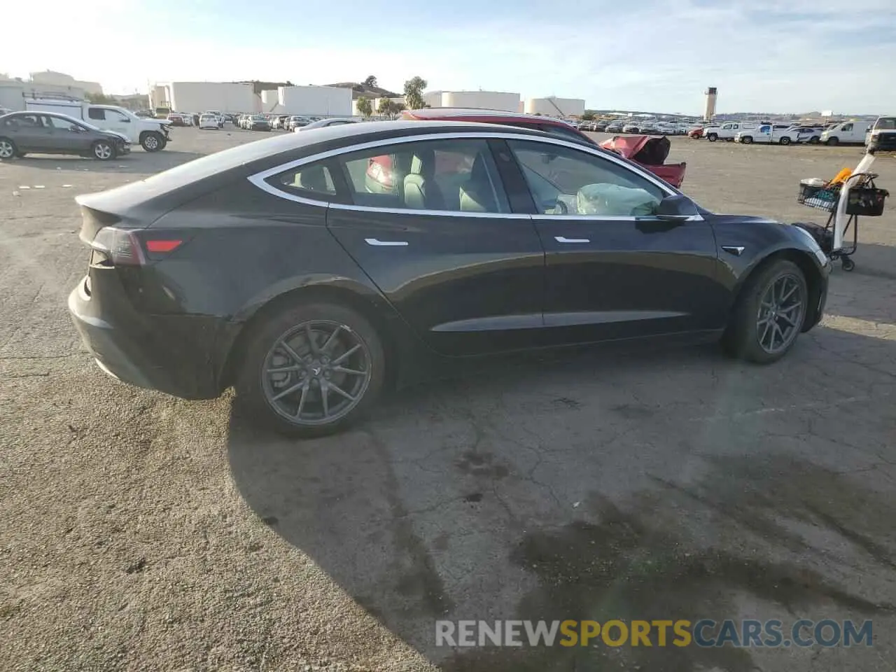 3 Photograph of a damaged car 5YJ3E1EA8KF398889 TESLA MODEL 3 2019