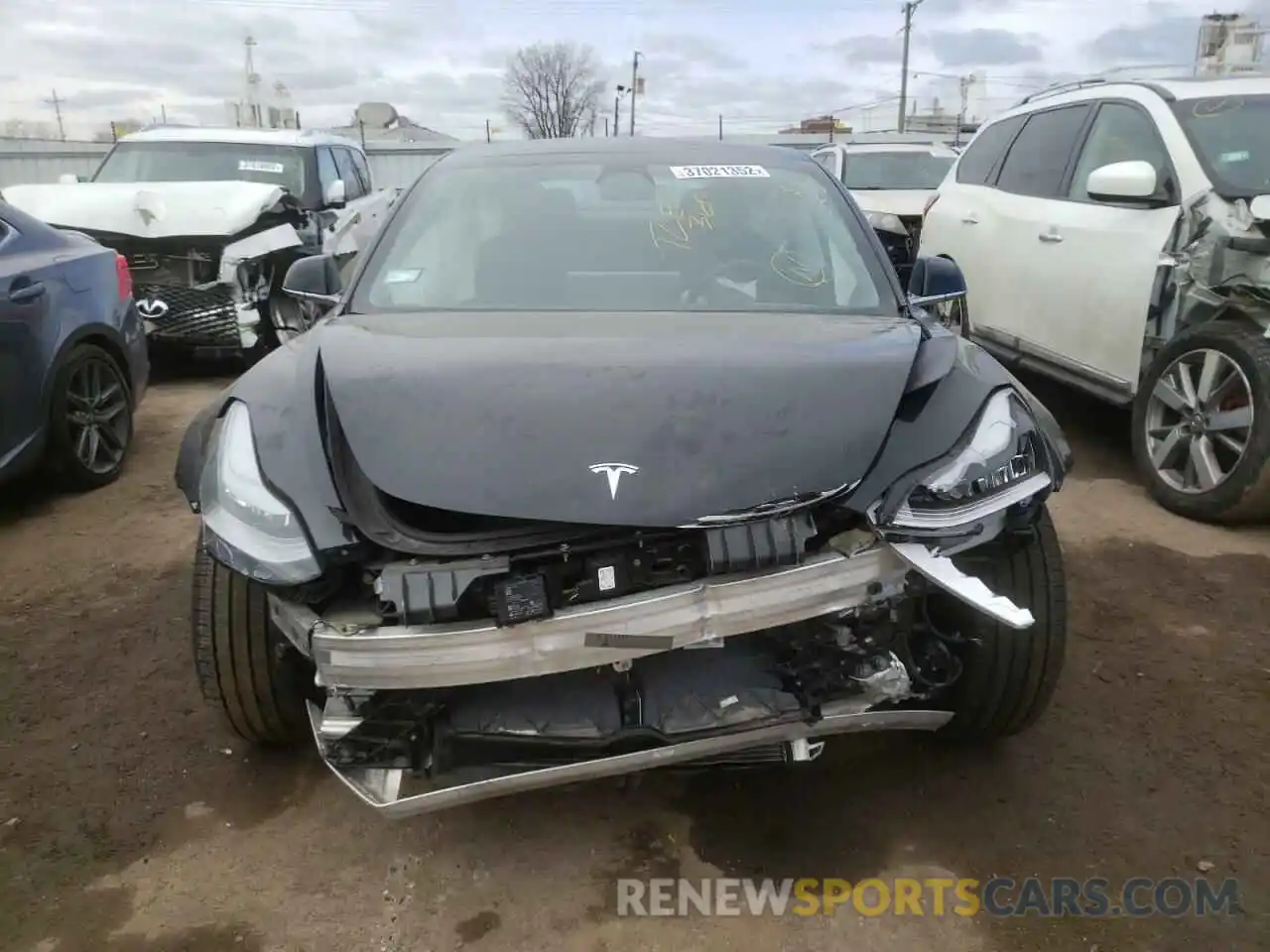 10 Photograph of a damaged car 5YJ3E1EA8KF399024 TESLA MODEL 3 2019