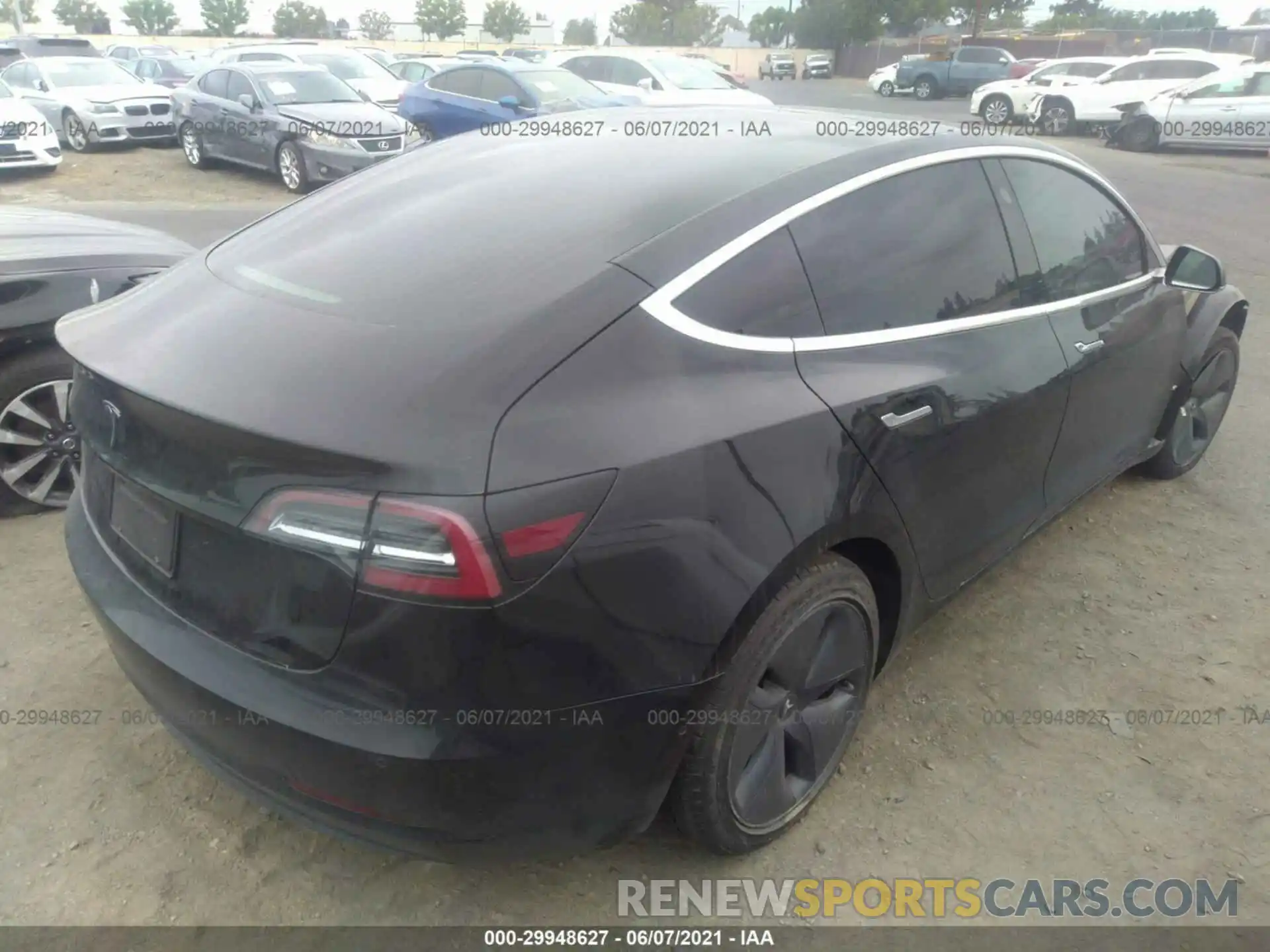 4 Photograph of a damaged car 5YJ3E1EA8KF399721 TESLA MODEL 3 2019