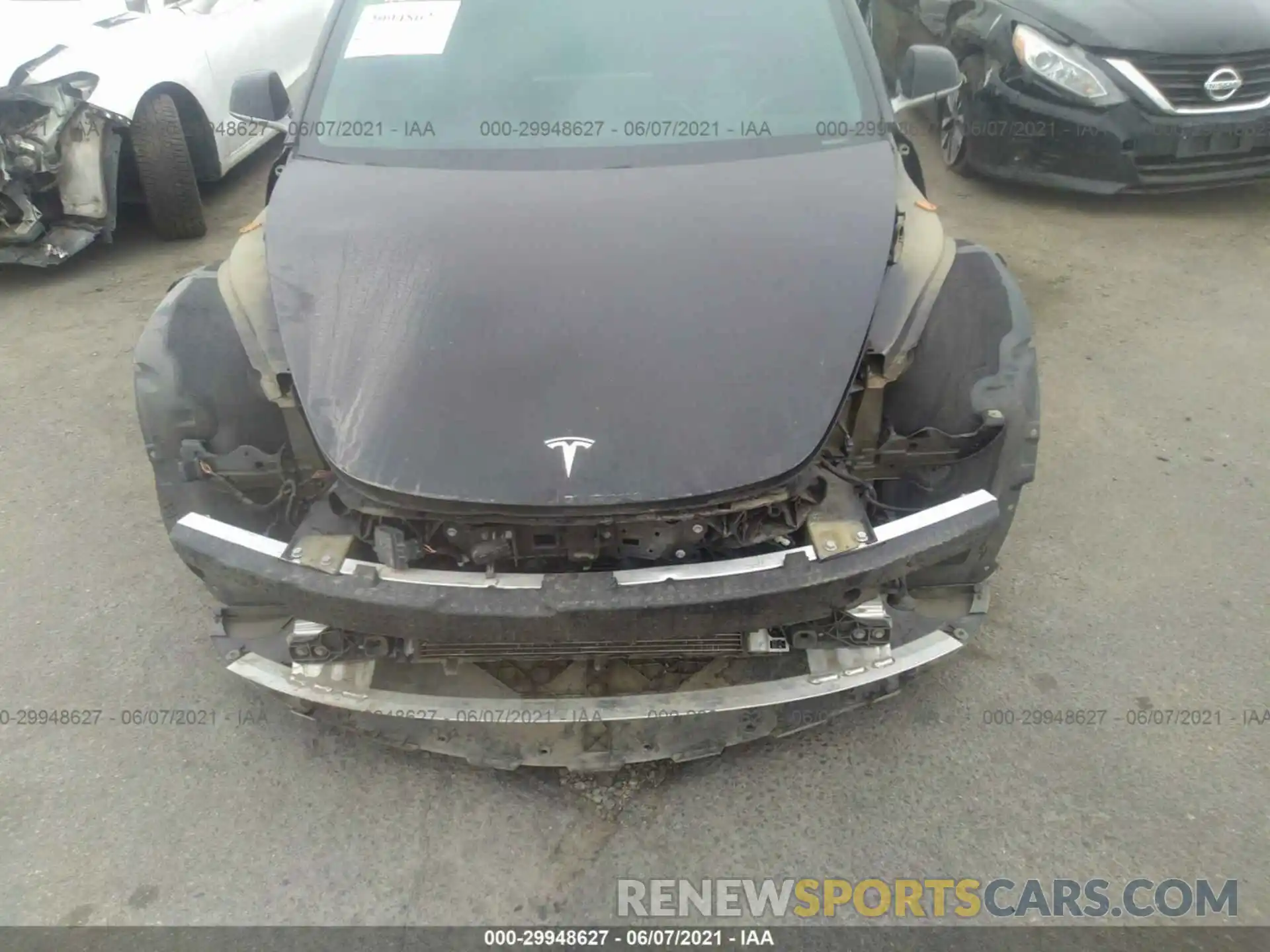 6 Photograph of a damaged car 5YJ3E1EA8KF399721 TESLA MODEL 3 2019