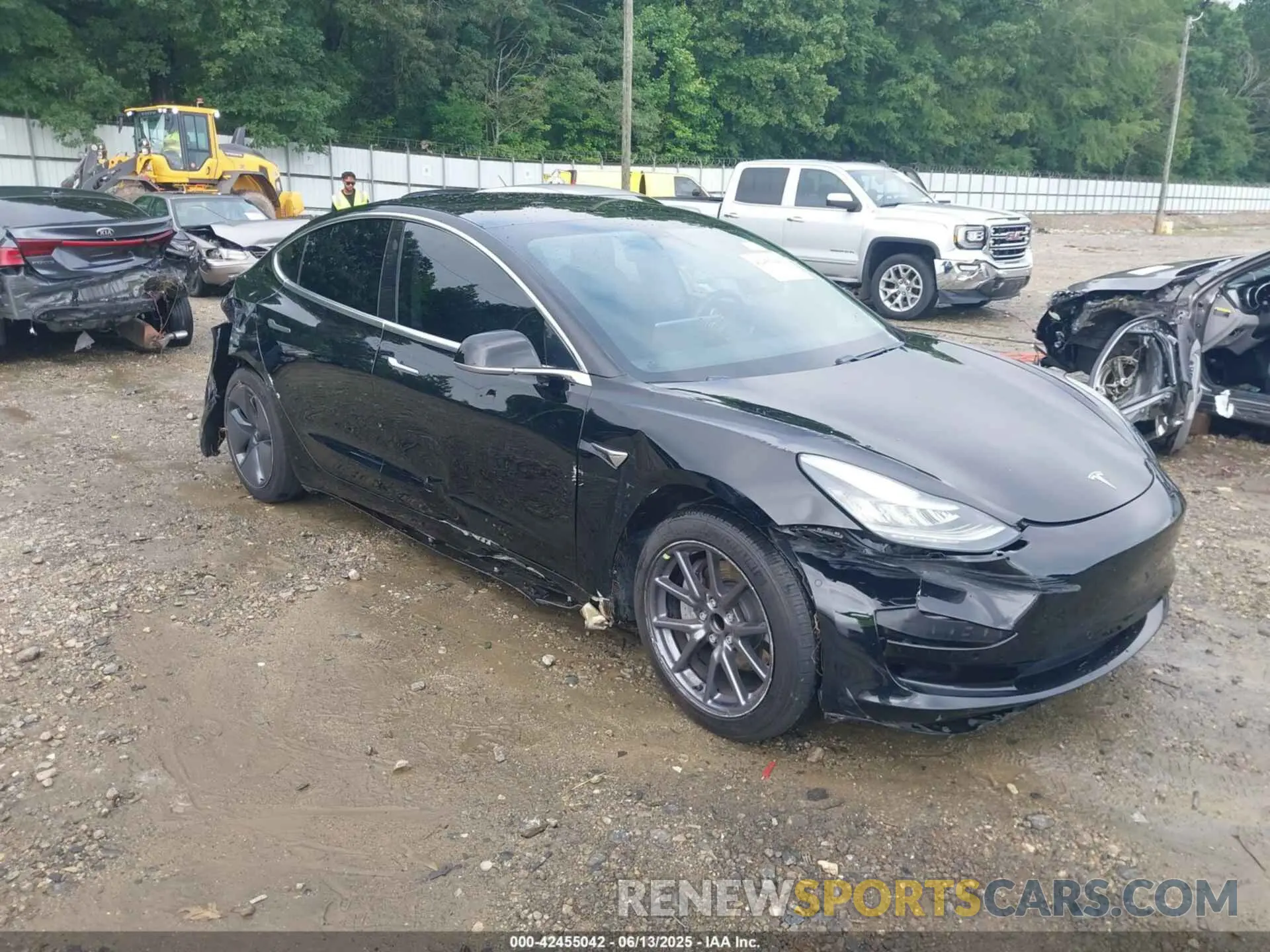 1 Photograph of a damaged car 5YJ3E1EA8KF399881 TESLA MODEL 3 2019