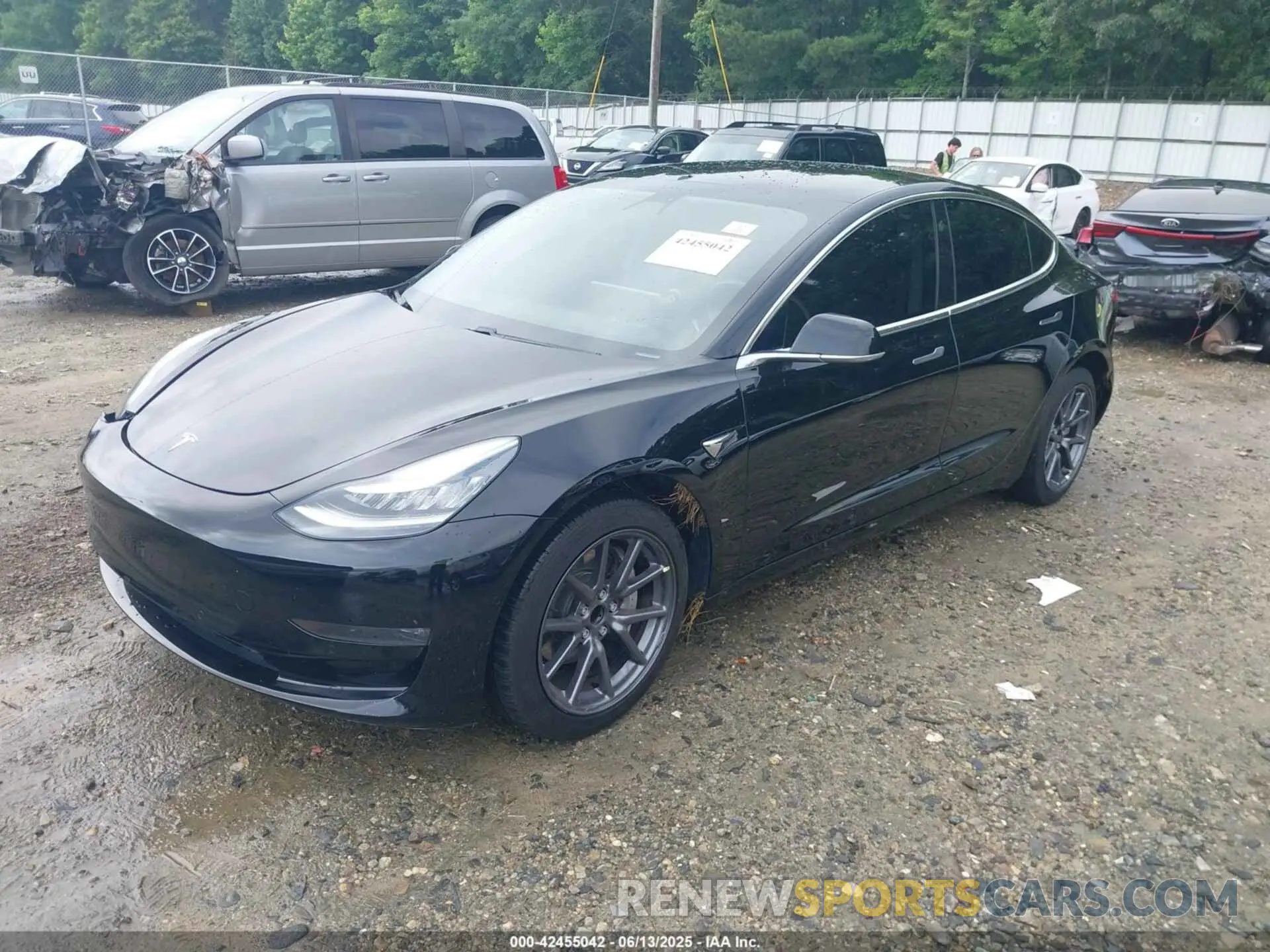 2 Photograph of a damaged car 5YJ3E1EA8KF399881 TESLA MODEL 3 2019
