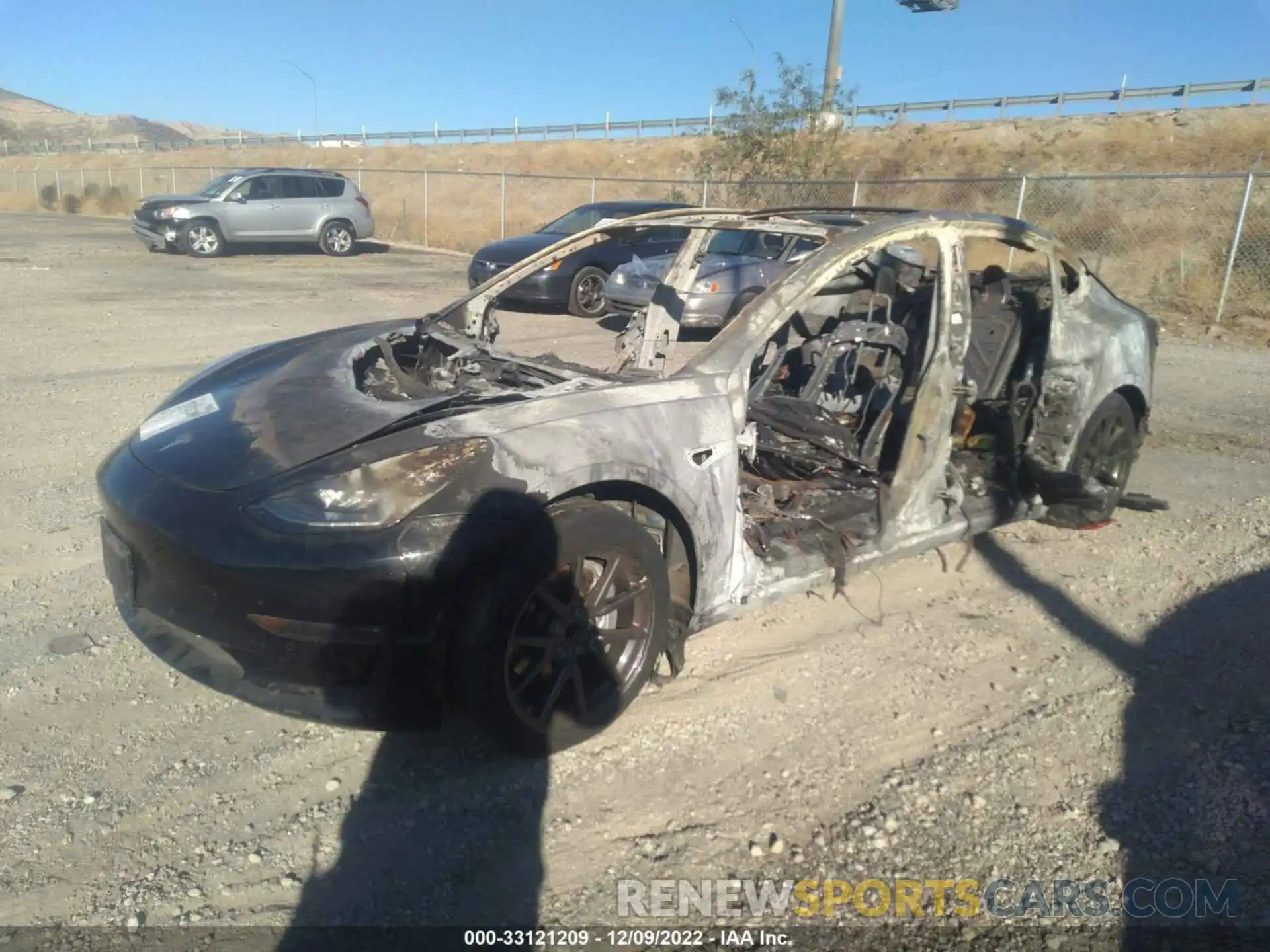 2 Photograph of a damaged car 5YJ3E1EA8KF400074 TESLA MODEL 3 2019