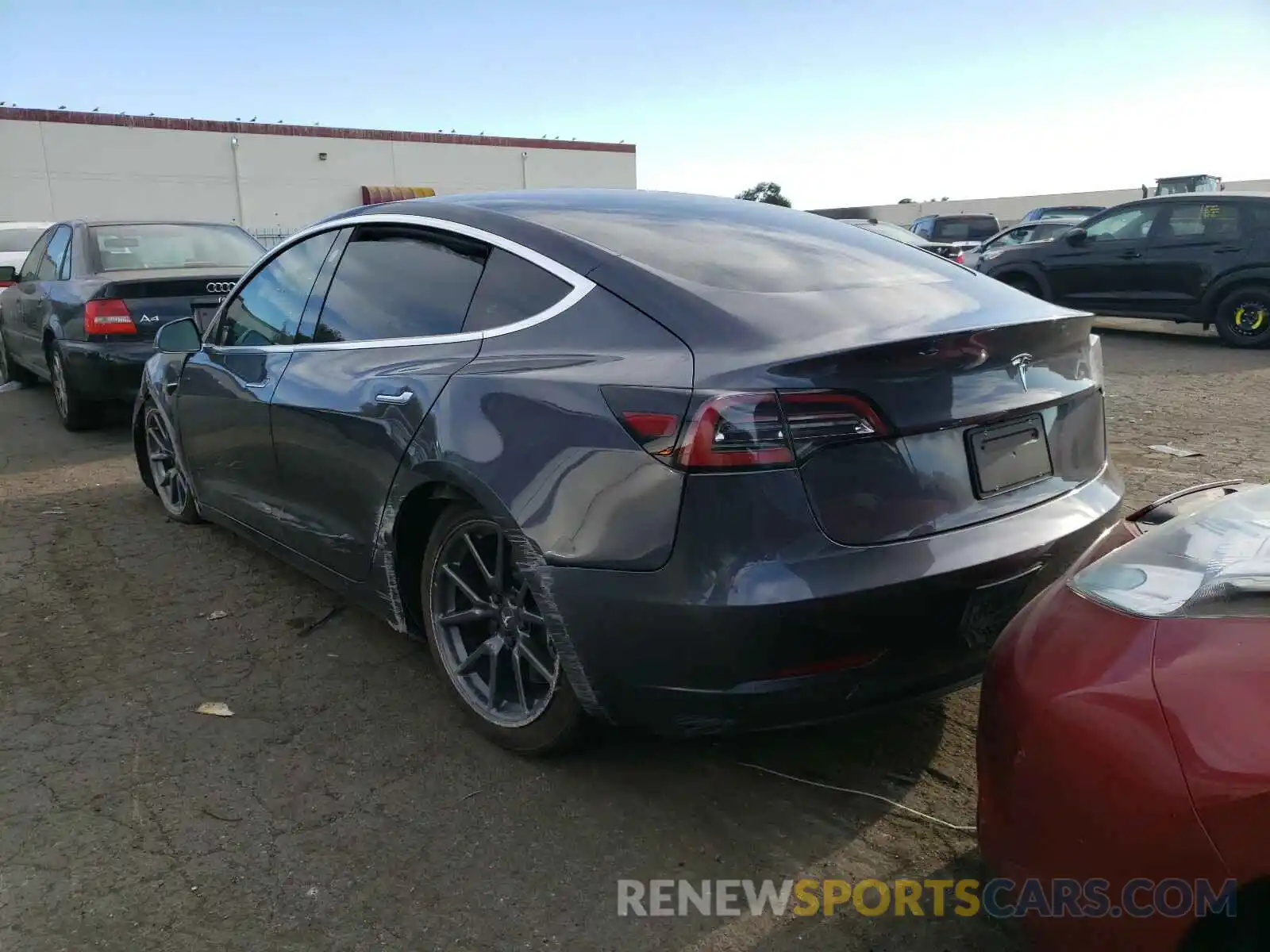 3 Photograph of a damaged car 5YJ3E1EA8KF400219 TESLA MODEL 3 2019