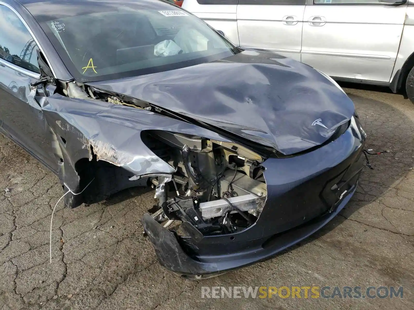 9 Photograph of a damaged car 5YJ3E1EA8KF400219 TESLA MODEL 3 2019