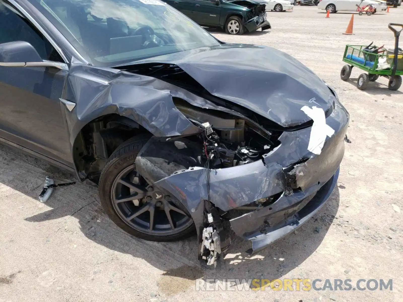 9 Photograph of a damaged car 5YJ3E1EA8KF400317 TESLA MODEL 3 2019