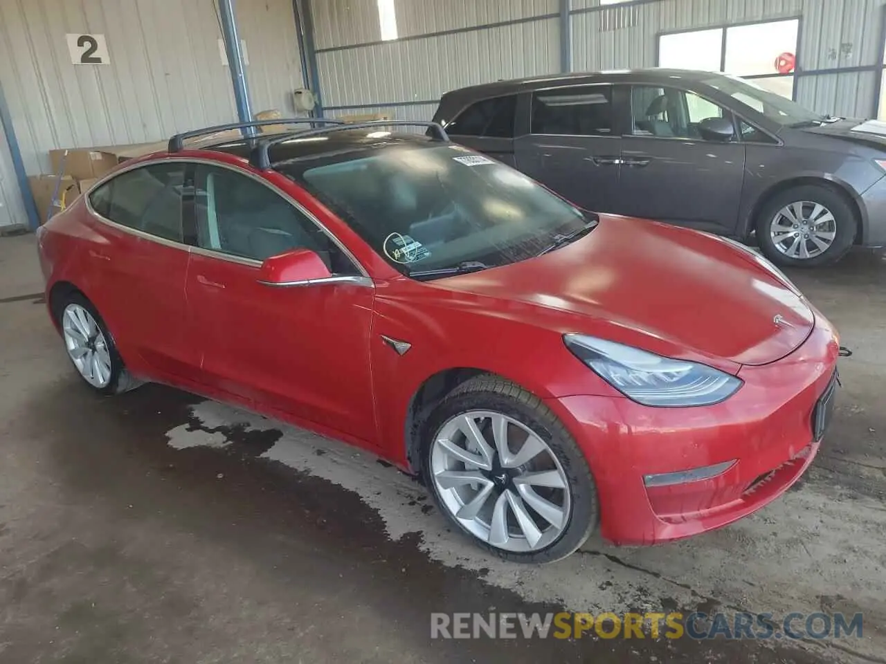 4 Photograph of a damaged car 5YJ3E1EA8KF402536 TESLA MODEL 3 2019
