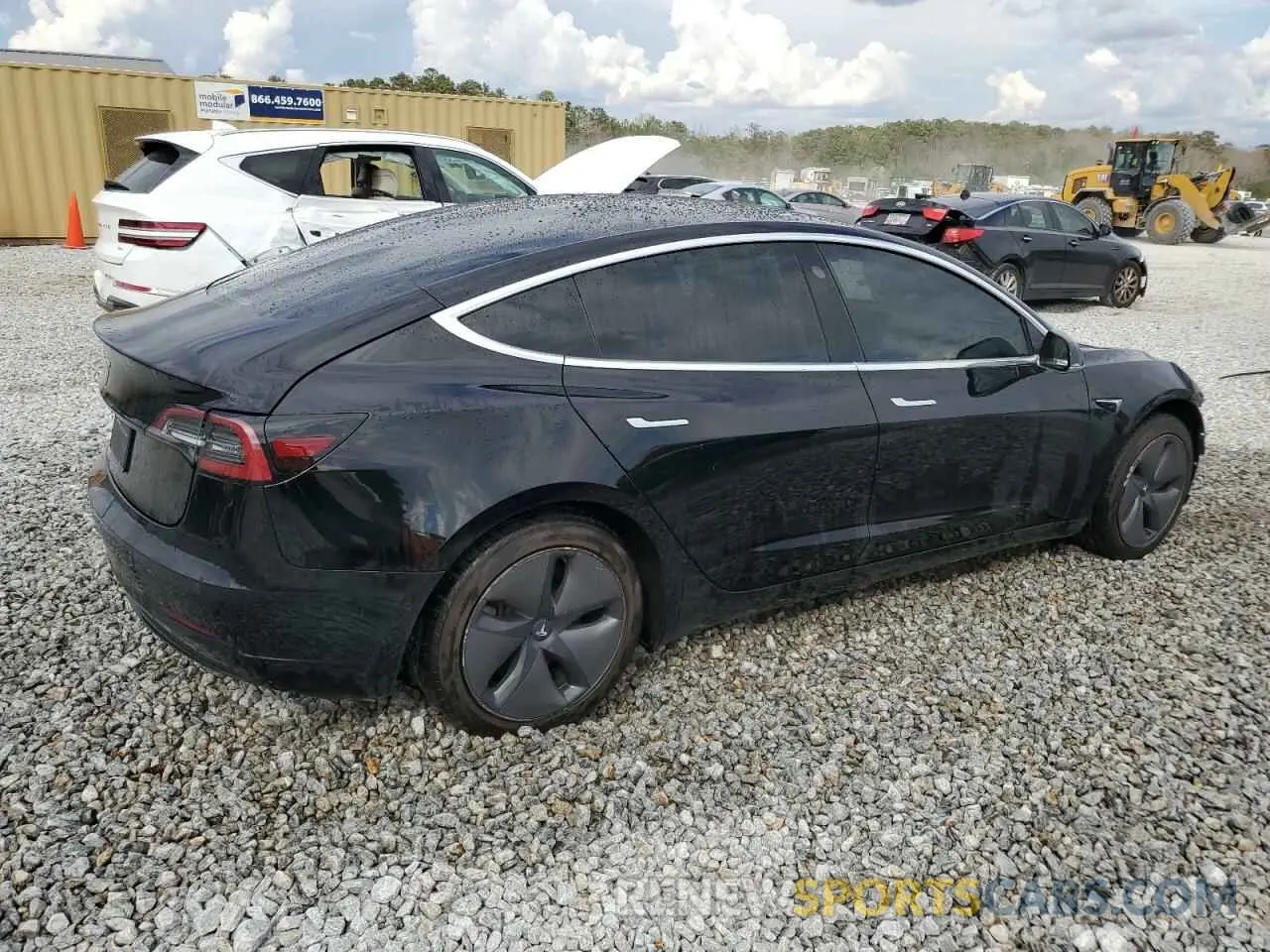 3 Photograph of a damaged car 5YJ3E1EA8KF410586 TESLA MODEL 3 2019
