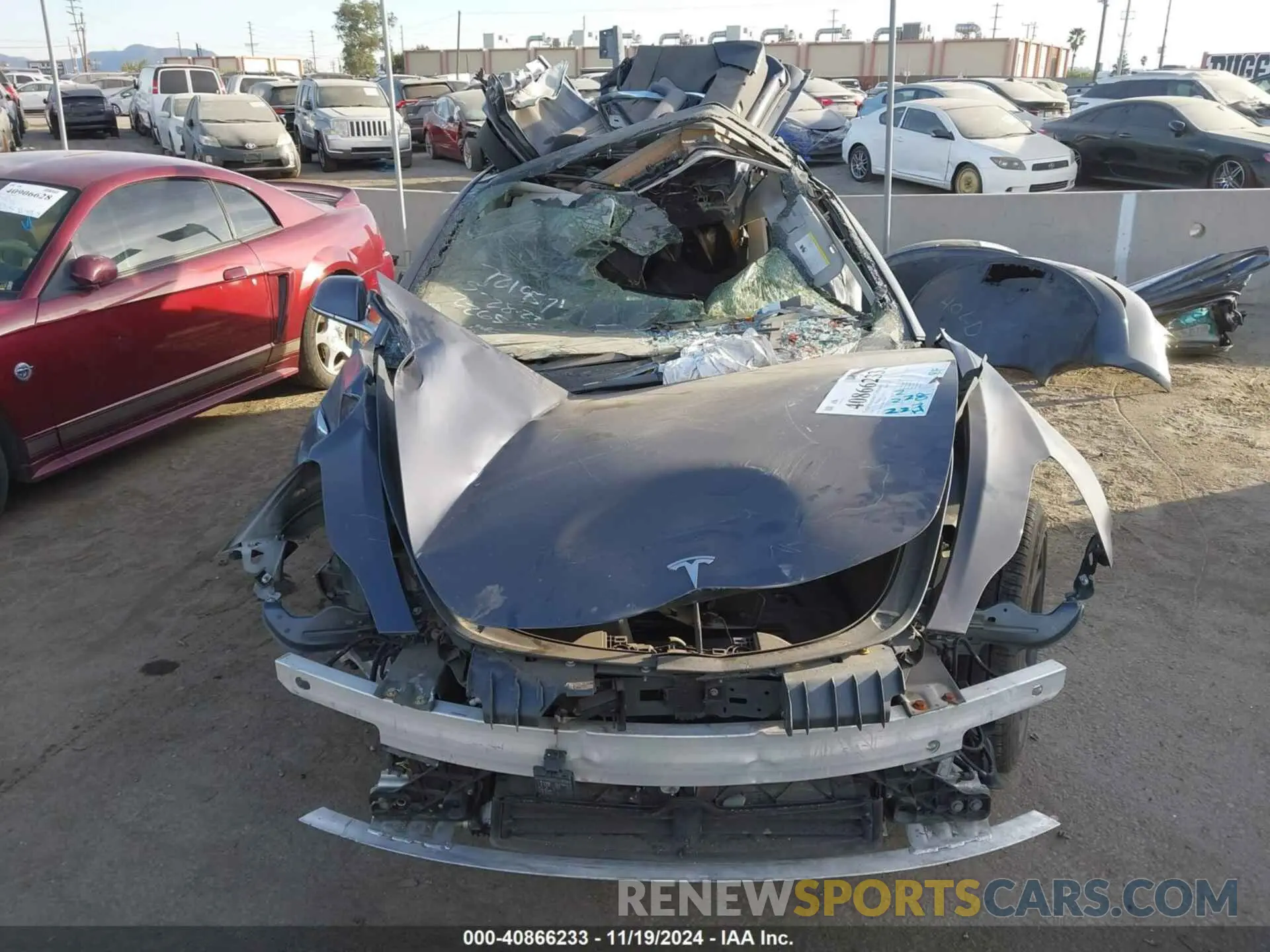 12 Photograph of a damaged car 5YJ3E1EA8KF416159 TESLA MODEL 3 2019