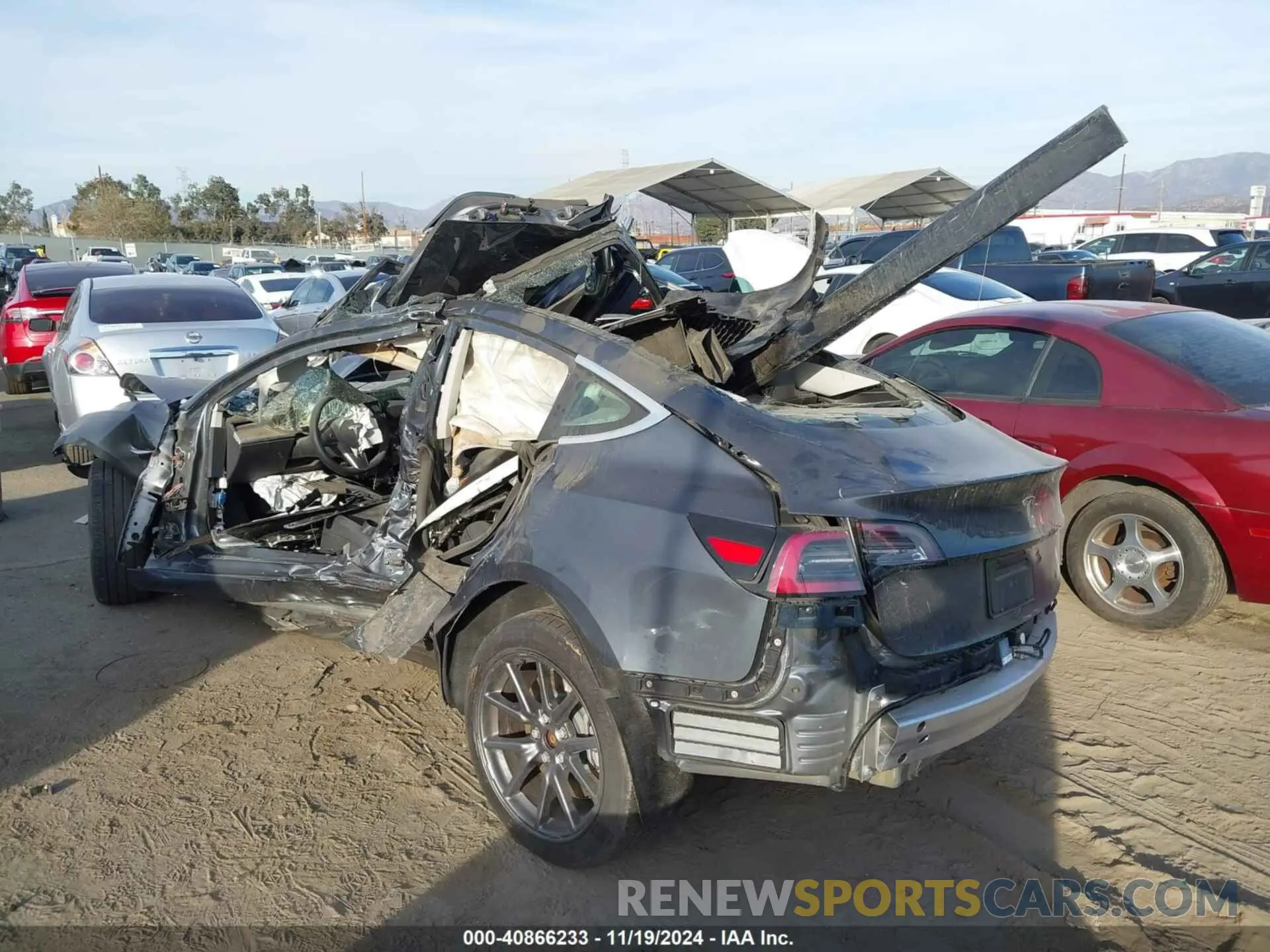 3 Photograph of a damaged car 5YJ3E1EA8KF416159 TESLA MODEL 3 2019
