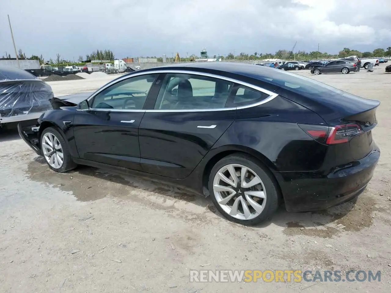 2 Photograph of a damaged car 5YJ3E1EA8KF417067 TESLA MODEL 3 2019