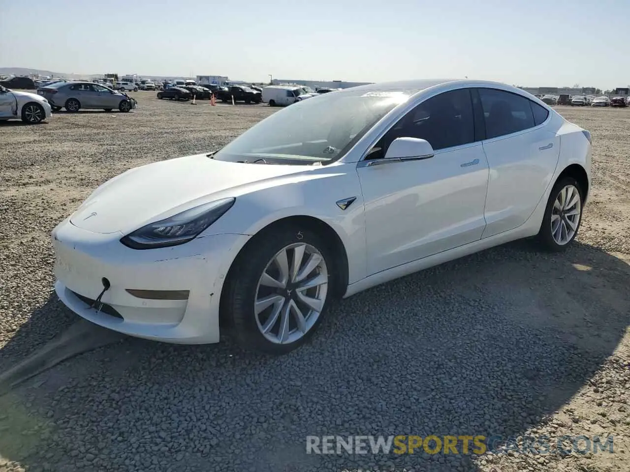 1 Photograph of a damaged car 5YJ3E1EA8KF417568 TESLA MODEL 3 2019