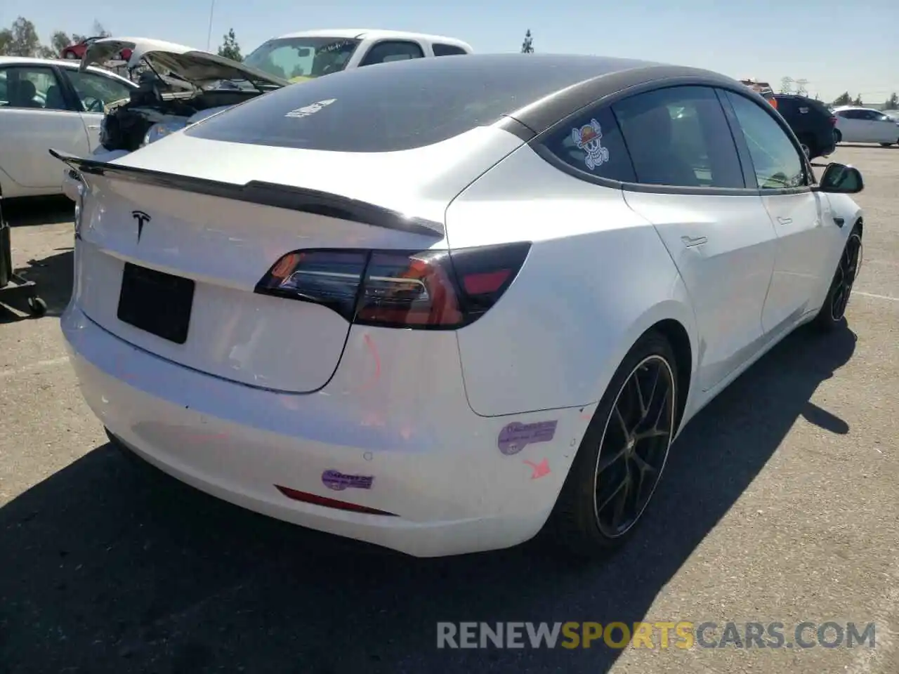 4 Photograph of a damaged car 5YJ3E1EA8KF419434 TESLA MODEL 3 2019