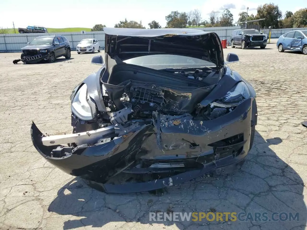 5 Photograph of a damaged car 5YJ3E1EA8KF424584 TESLA MODEL 3 2019