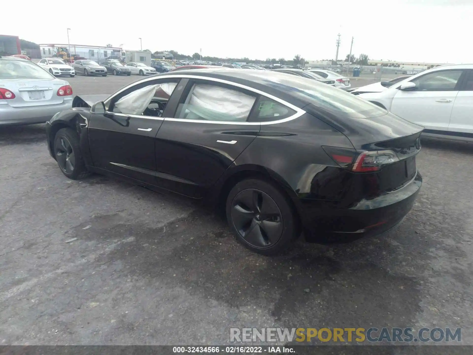 3 Photograph of a damaged car 5YJ3E1EA8KF431437 TESLA MODEL 3 2019