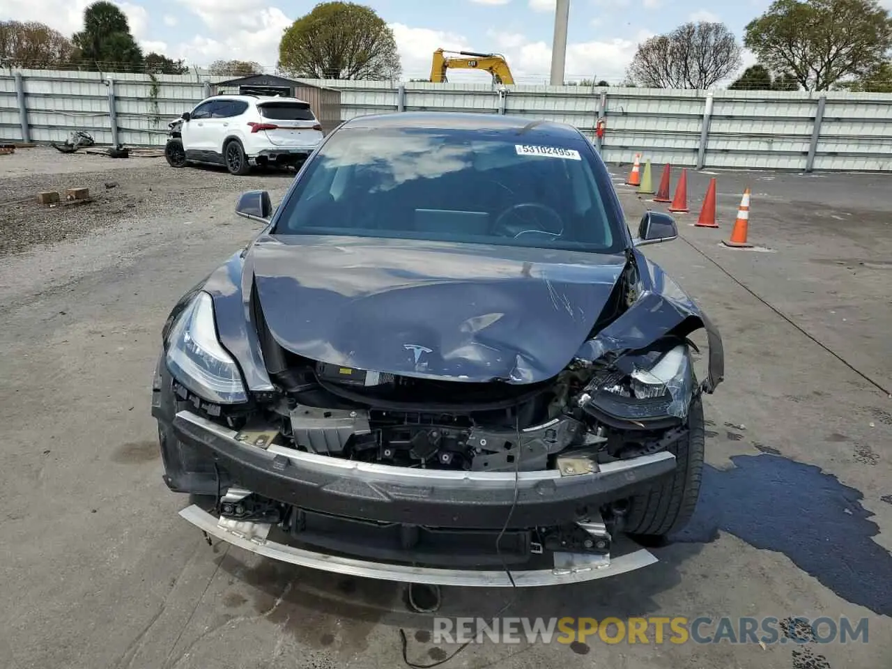 5 Photograph of a damaged car 5YJ3E1EA8KF436363 TESLA MODEL 3 2019