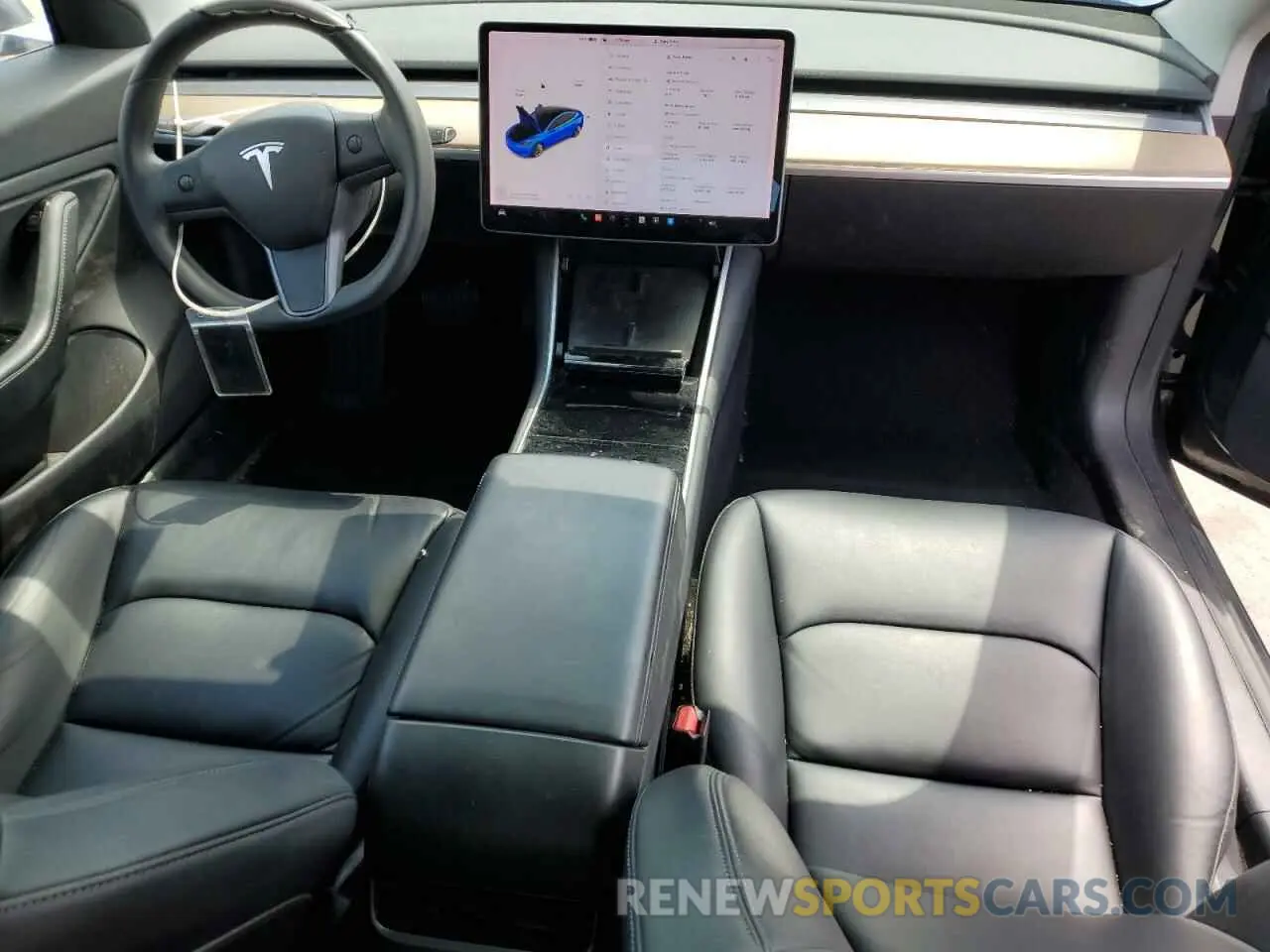 8 Photograph of a damaged car 5YJ3E1EA8KF436363 TESLA MODEL 3 2019