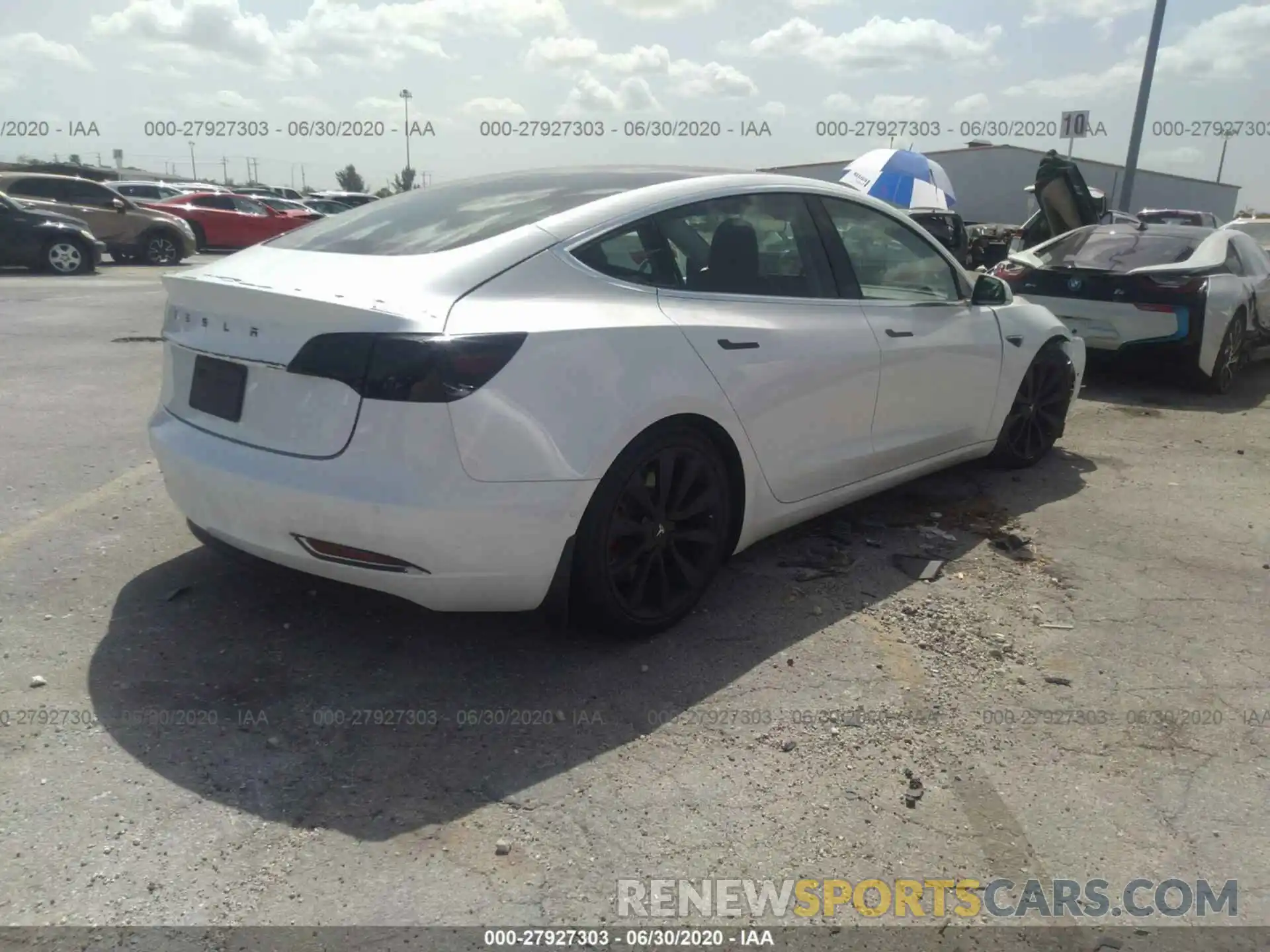 4 Photograph of a damaged car 5YJ3E1EA8KF436430 TESLA MODEL 3 2019