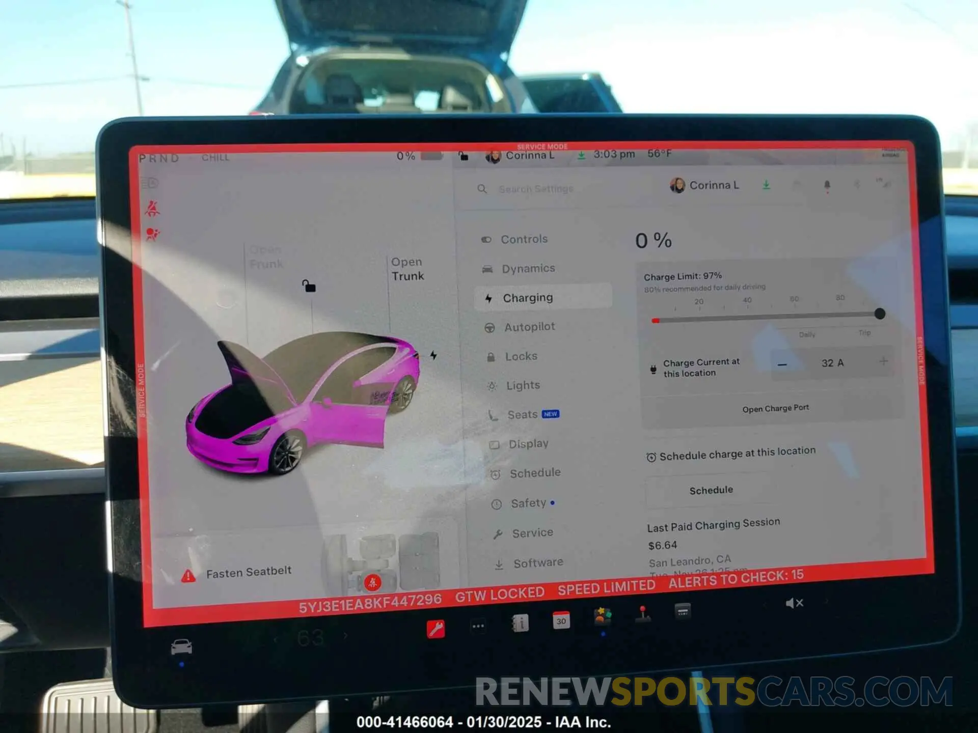 18 Photograph of a damaged car 5YJ3E1EA8KF447296 TESLA MODEL 3 2019