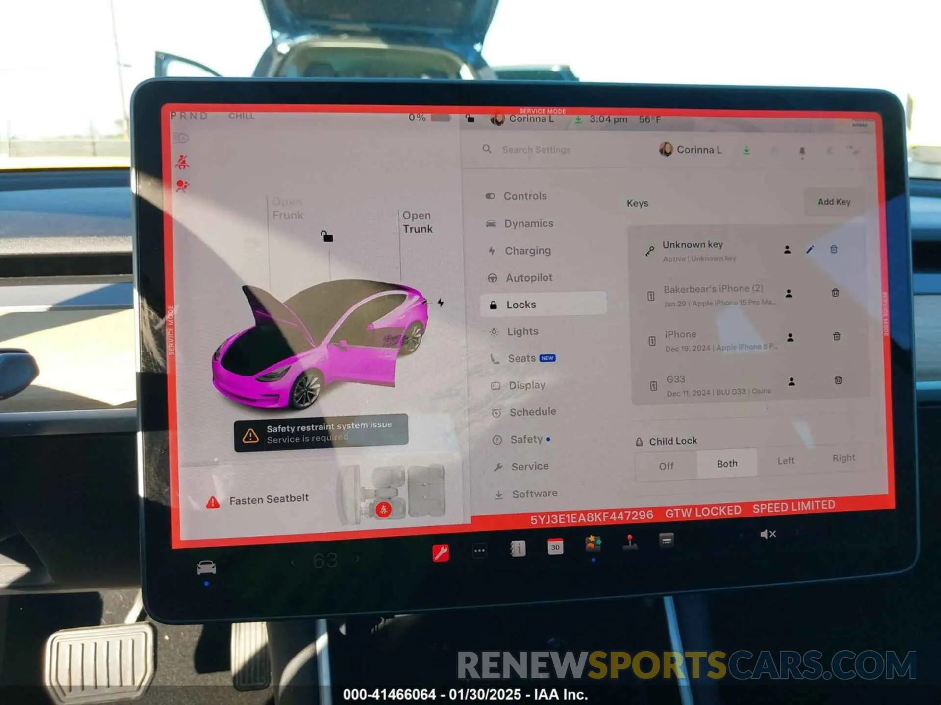 19 Photograph of a damaged car 5YJ3E1EA8KF447296 TESLA MODEL 3 2019
